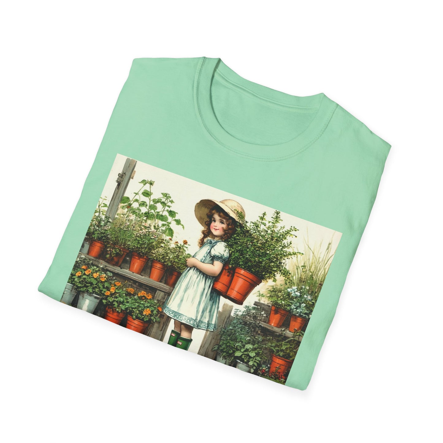 Vintage Garden T-Shirt, Rich in Plants Tee, Floral Apparel, Nature Lover Gift, Gardening Tee, Eco-Friendly Fashion