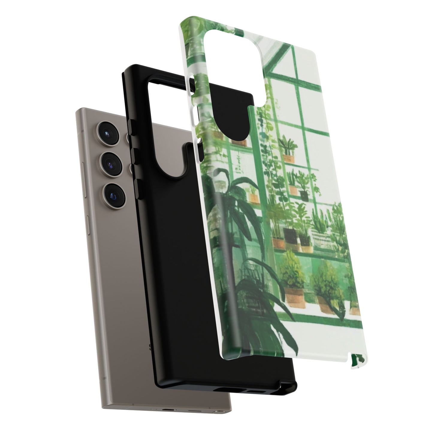 Greenhouse Phone Case - Tough Cases, Plant Lover Gift, Gardening Accessories, Eco-Friendly Tech, Nature-Inspired Design