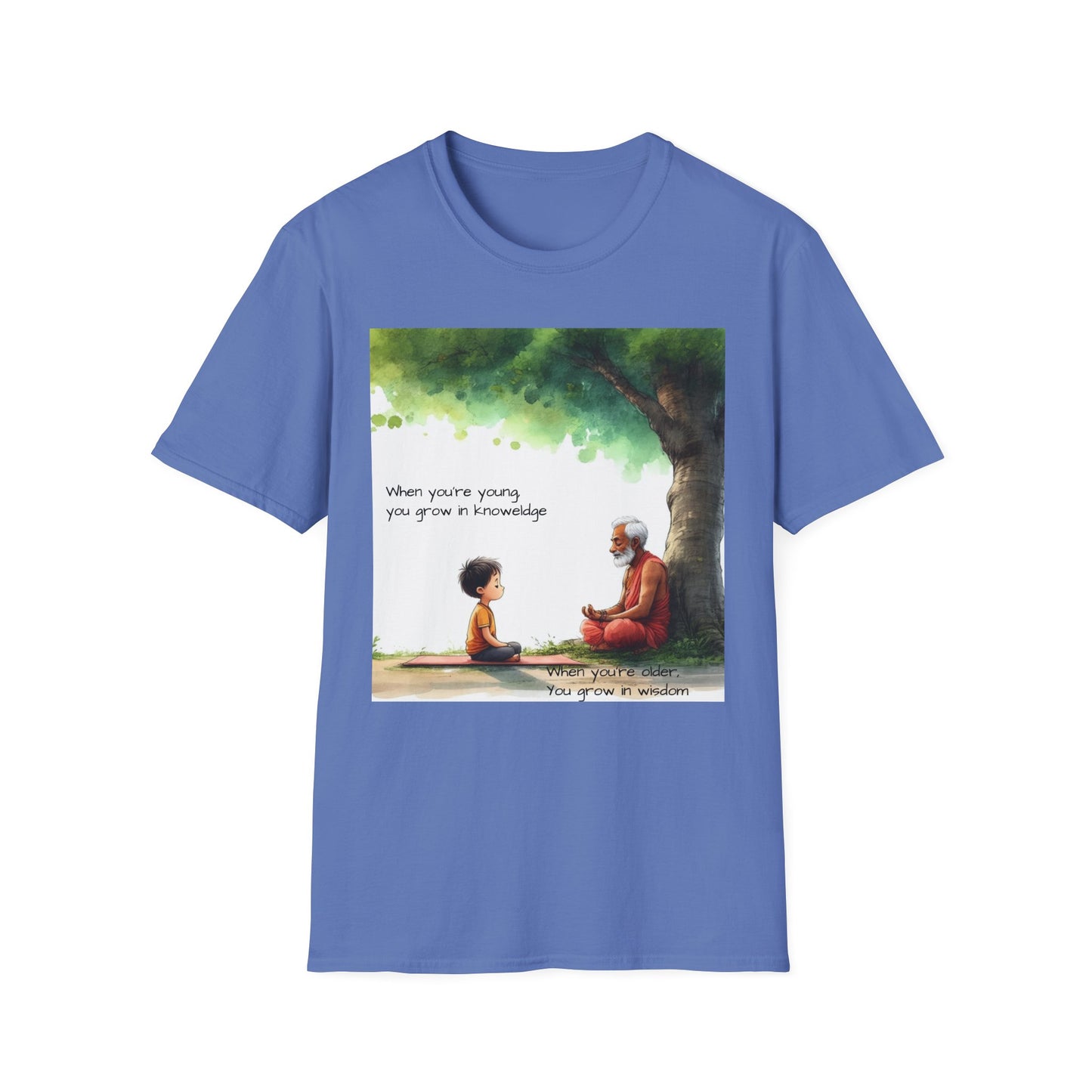 Wisdom T-Shirt - Inspirational Quote, Unisex Tee for Personal Growth, Gift for Teachers, Motivational Apparel