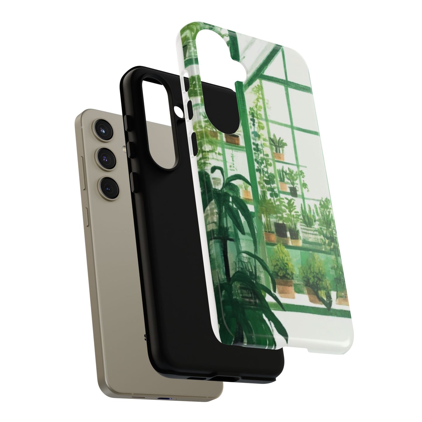 Greenhouse Phone Case - Tough Cases, Plant Lover Gift, Gardening Accessories, Eco-Friendly Tech, Nature-Inspired Design