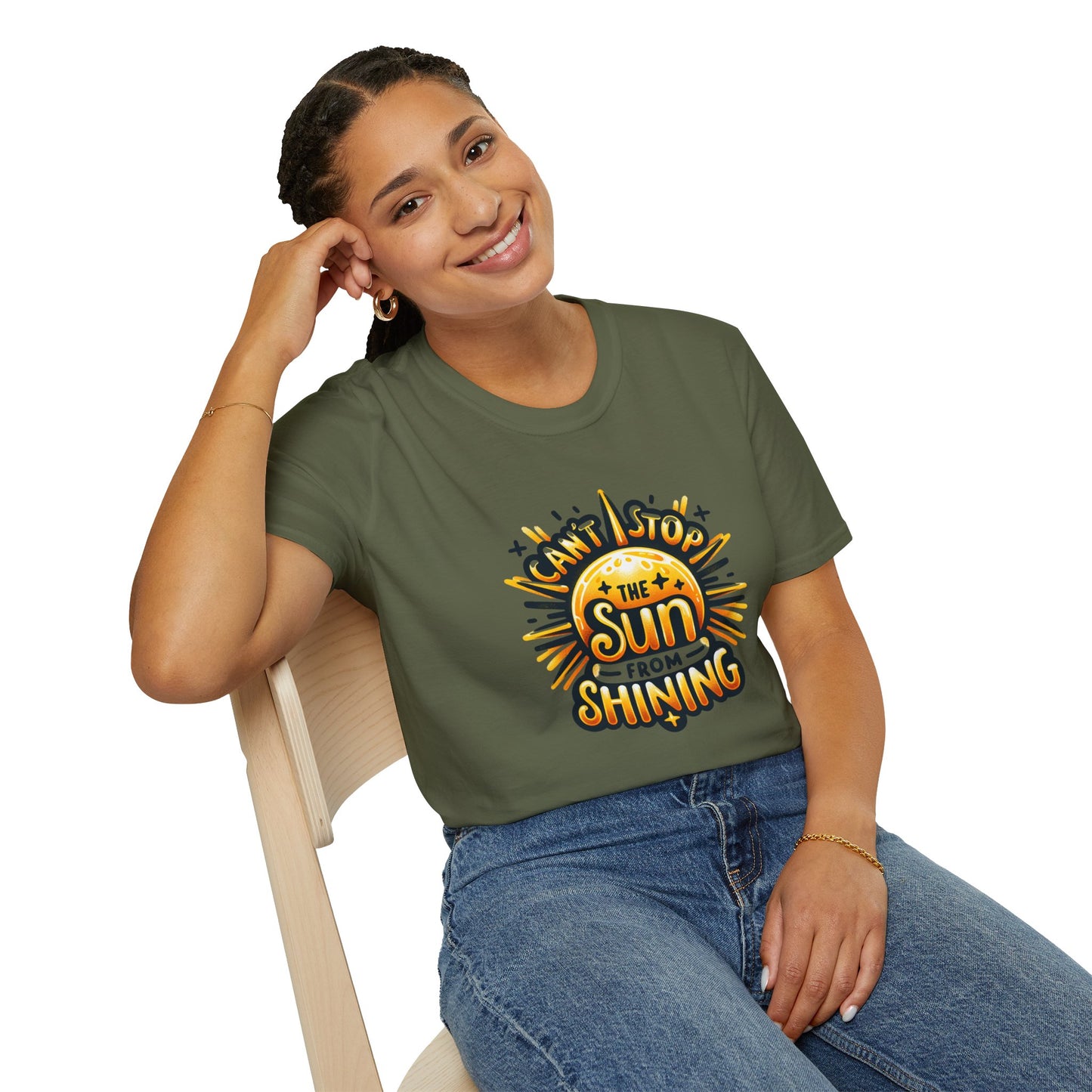 Sunshine Quote Unisex Softstyle T-Shirt | Positive Vibes Tee, Gifts for Her, Summer Fashion, Cute Casual Wear