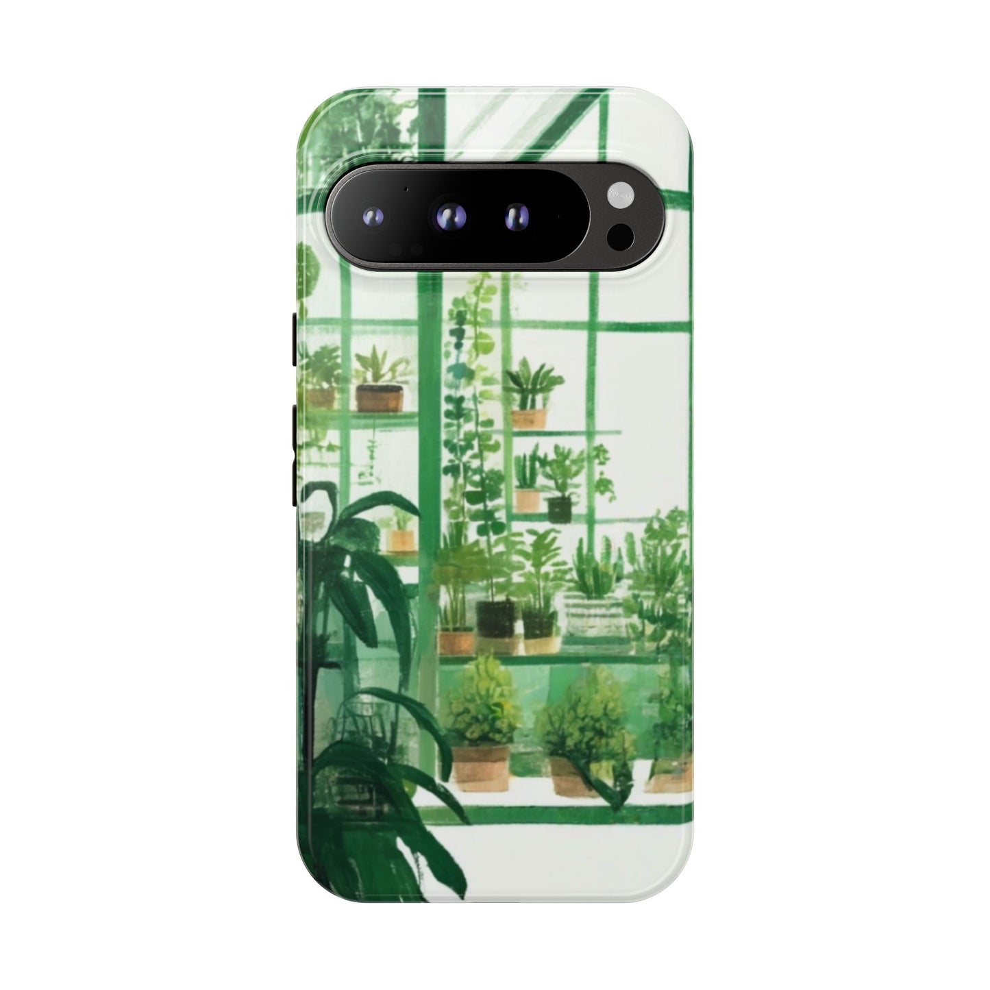 Greenhouse Phone Case - Tough Cases, Plant Lover Gift, Gardening Accessories, Eco-Friendly Tech, Nature-Inspired Design