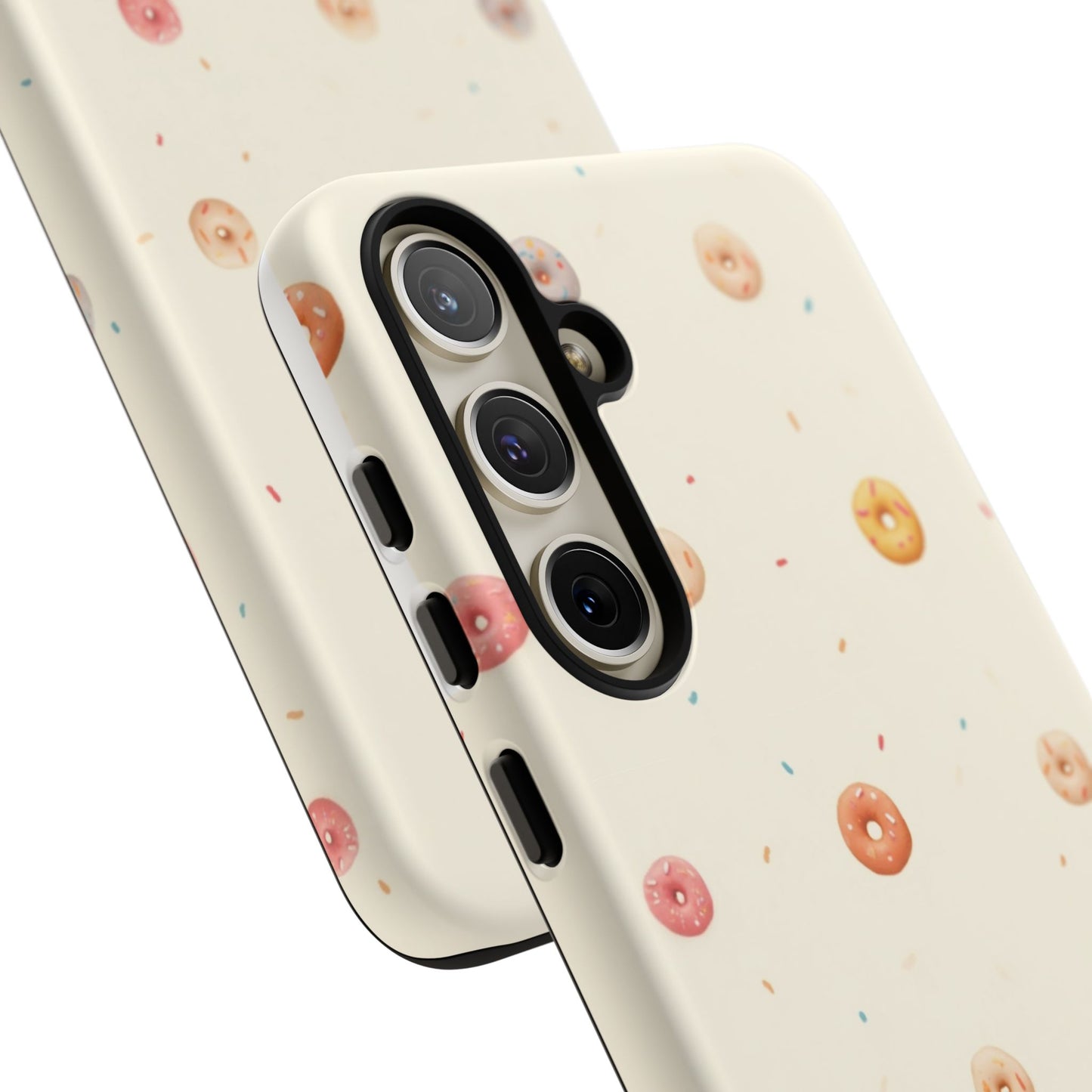 Donut Pattern Phone Case, Cute Phone Cover for Food Lovers, Fun Gift for Birthdays, Sweet Treats, Aesthetic Accessories