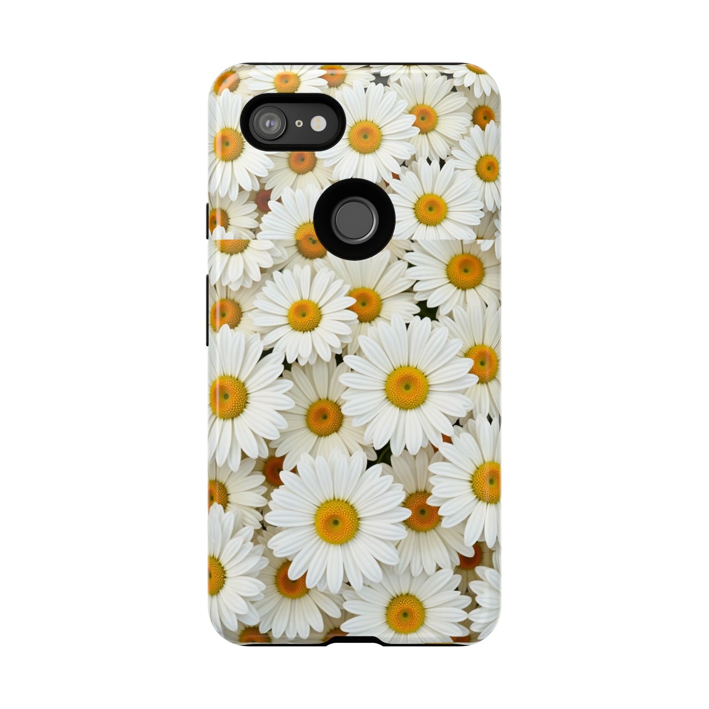 Floral Phone Case, Tough Cases, Daisy Pattern, Nature Lover Gift, Spring Accessory, Stylish Protection