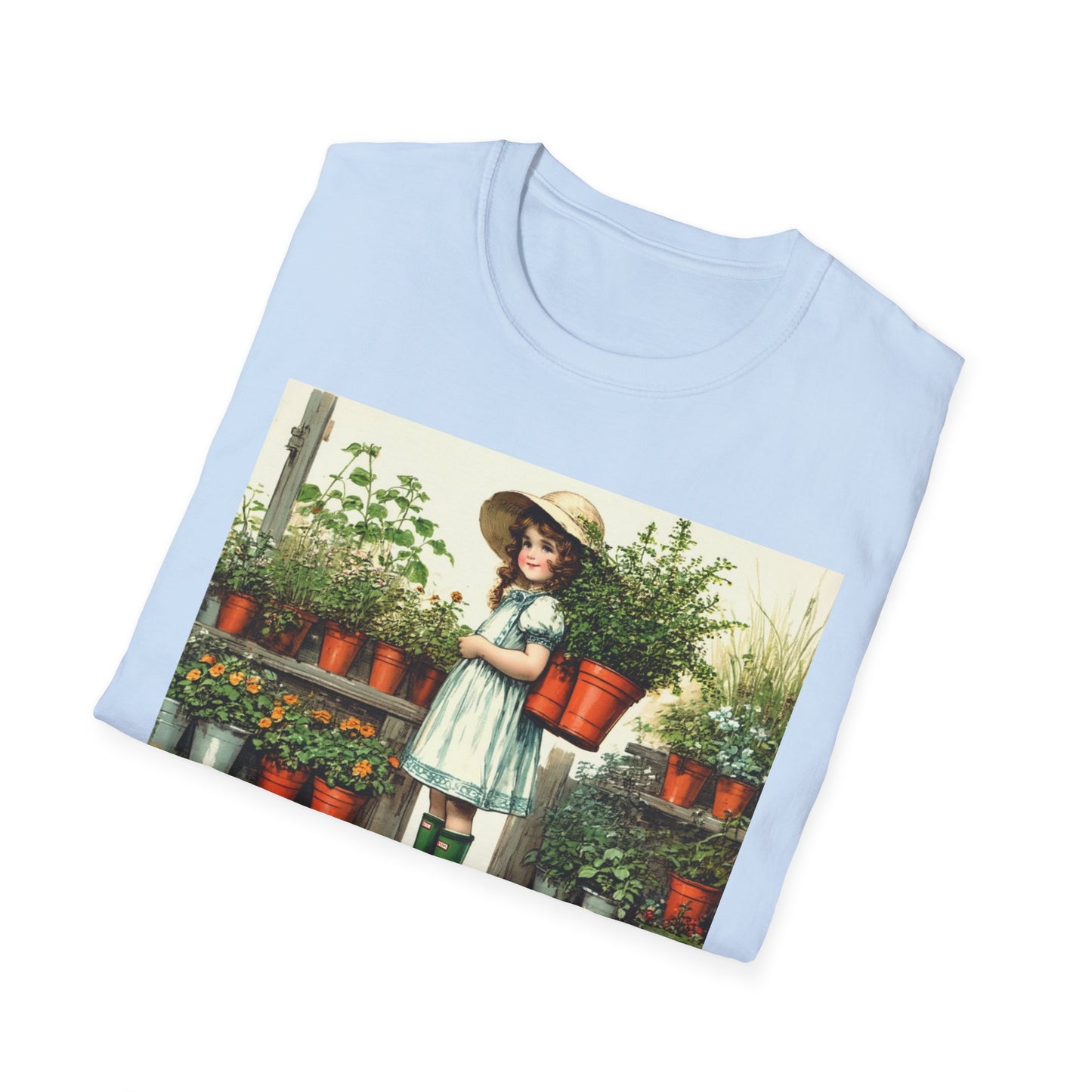 Vintage Garden T-Shirt, Rich in Plants Tee, Floral Apparel, Nature Lover Gift, Gardening Tee, Eco-Friendly Fashion