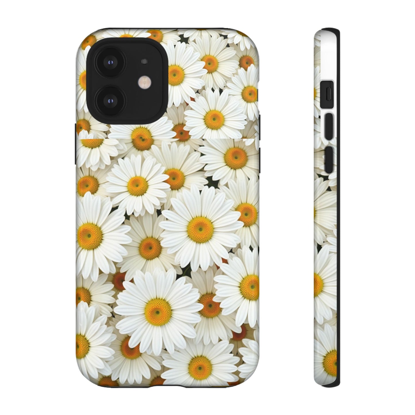 Floral Phone Case, Tough Cases, Daisy Pattern, Nature Lover Gift, Spring Accessory, Stylish Protection