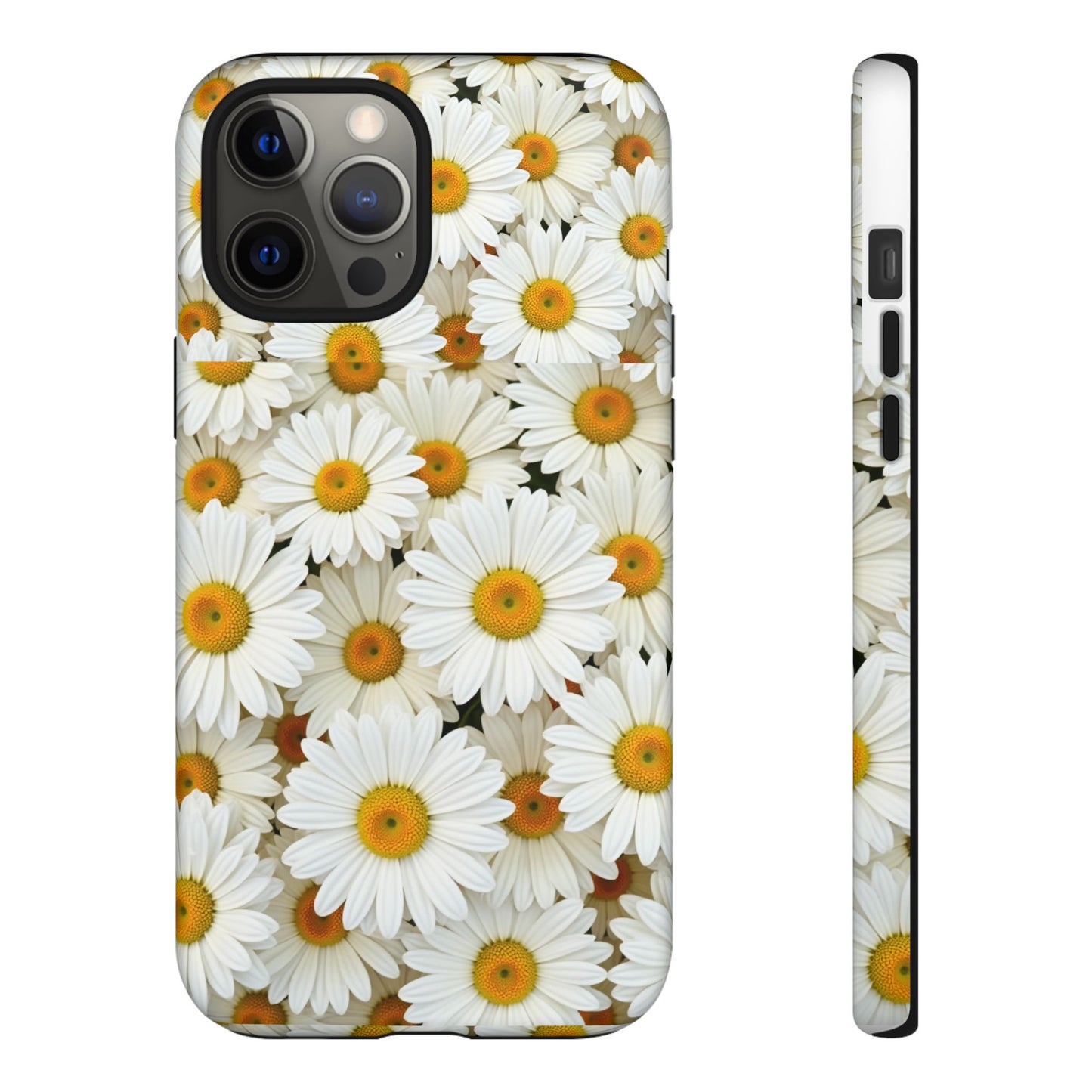 Floral Phone Case, Tough Cases, Daisy Pattern, Nature Lover Gift, Spring Accessory, Stylish Protection