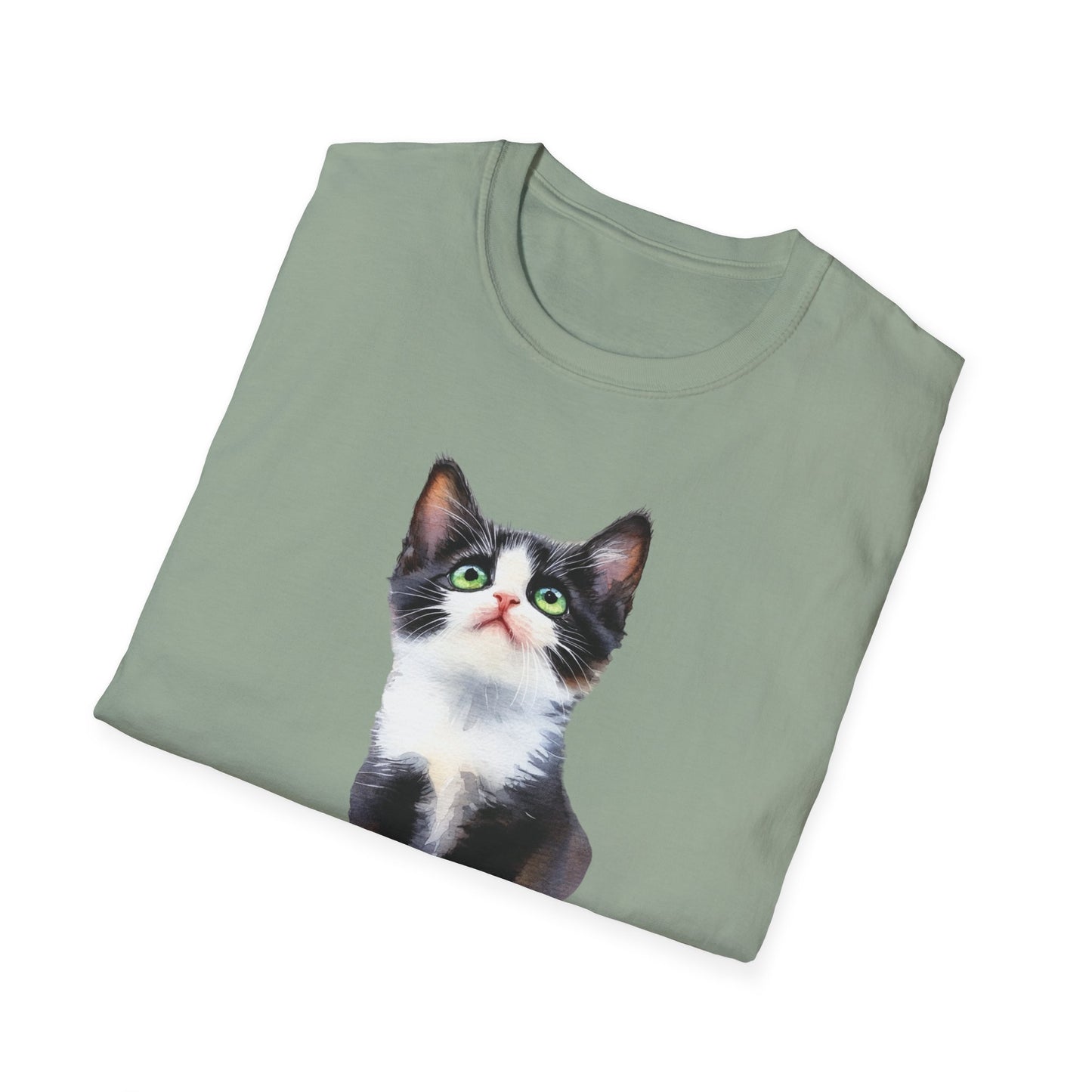 Cute Cat Graphic T-Shirt, Fun Cat Tee, Gift for Cat Lovers, Pet Owner Apparel, Casual Wear, Birthday Gift Idea