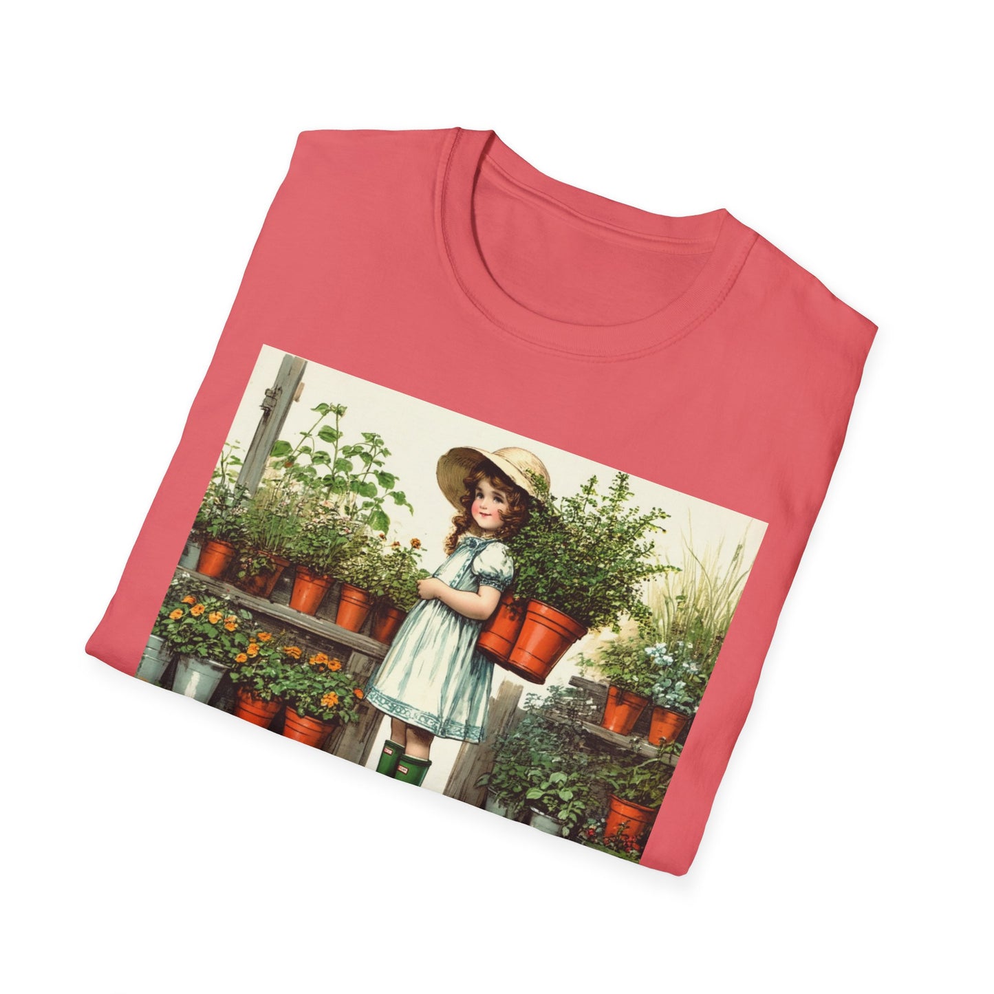 Vintage Garden T-Shirt, Rich in Plants Tee, Floral Apparel, Nature Lover Gift, Gardening Tee, Eco-Friendly Fashion