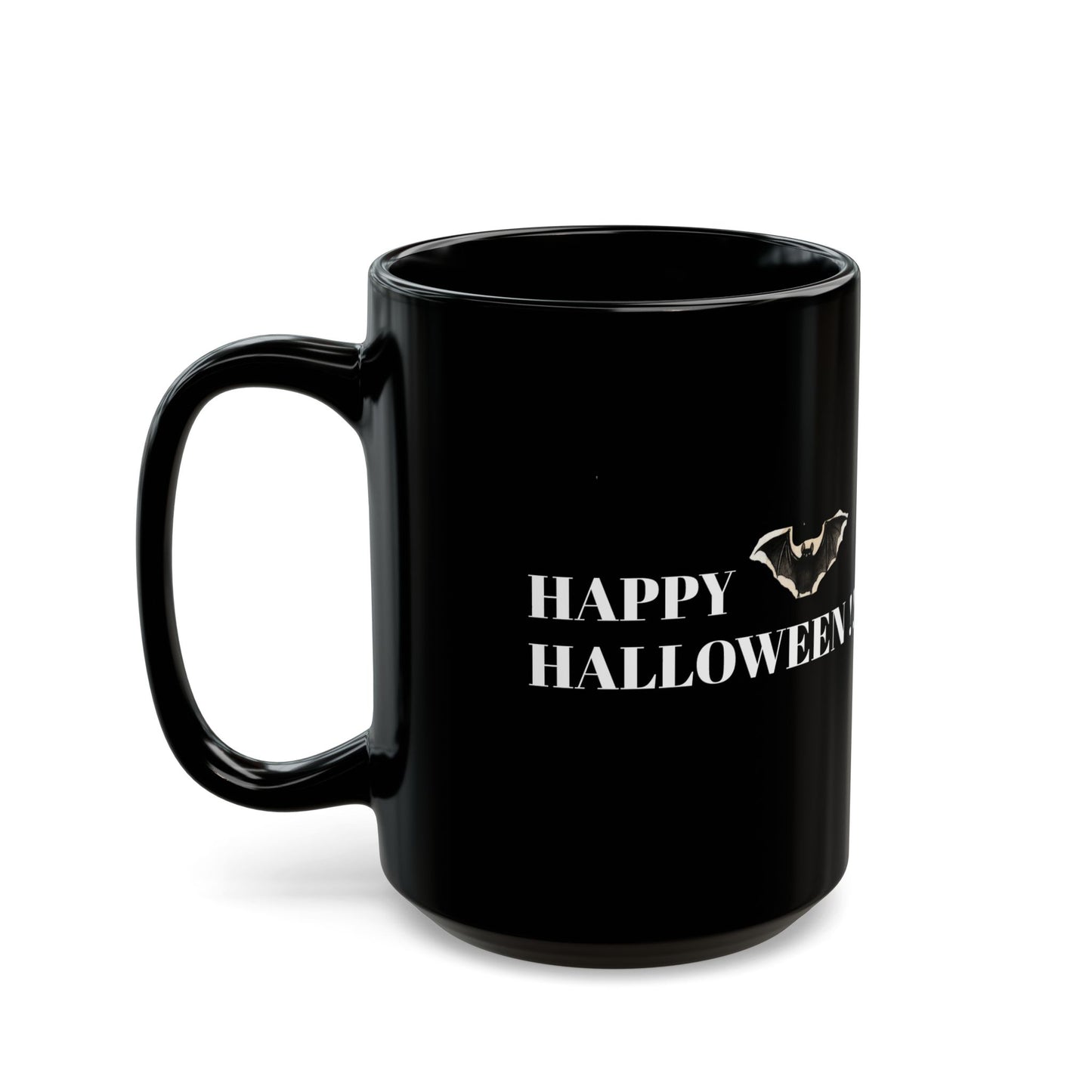 Halloween Witch Black Mug - Spooky Coffee Cup, Witch Mug, Cat Lover Gift, Halloween Decor, Fall Celebration
