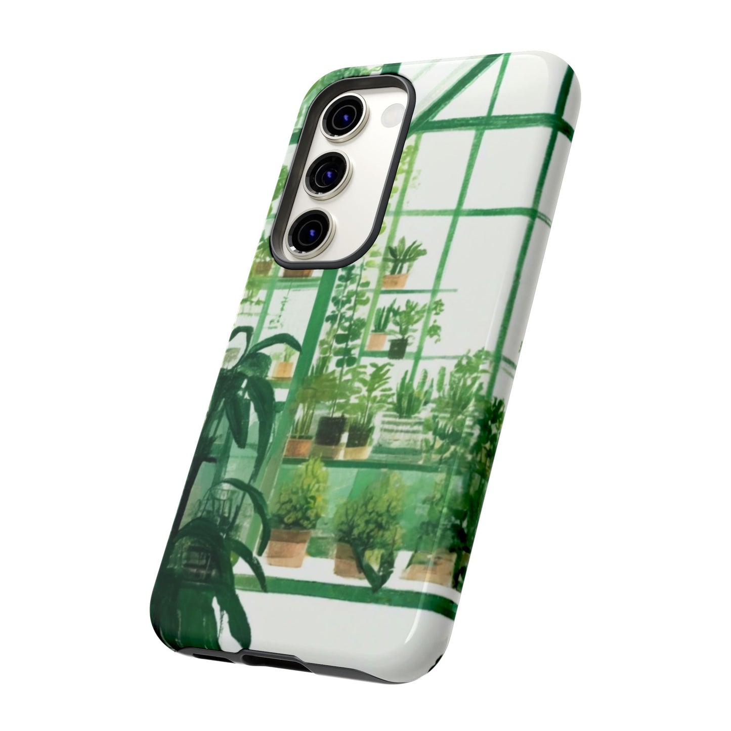 Greenhouse Phone Case - Tough Cases, Plant Lover Gift, Gardening Accessories, Eco-Friendly Tech, Nature-Inspired Design