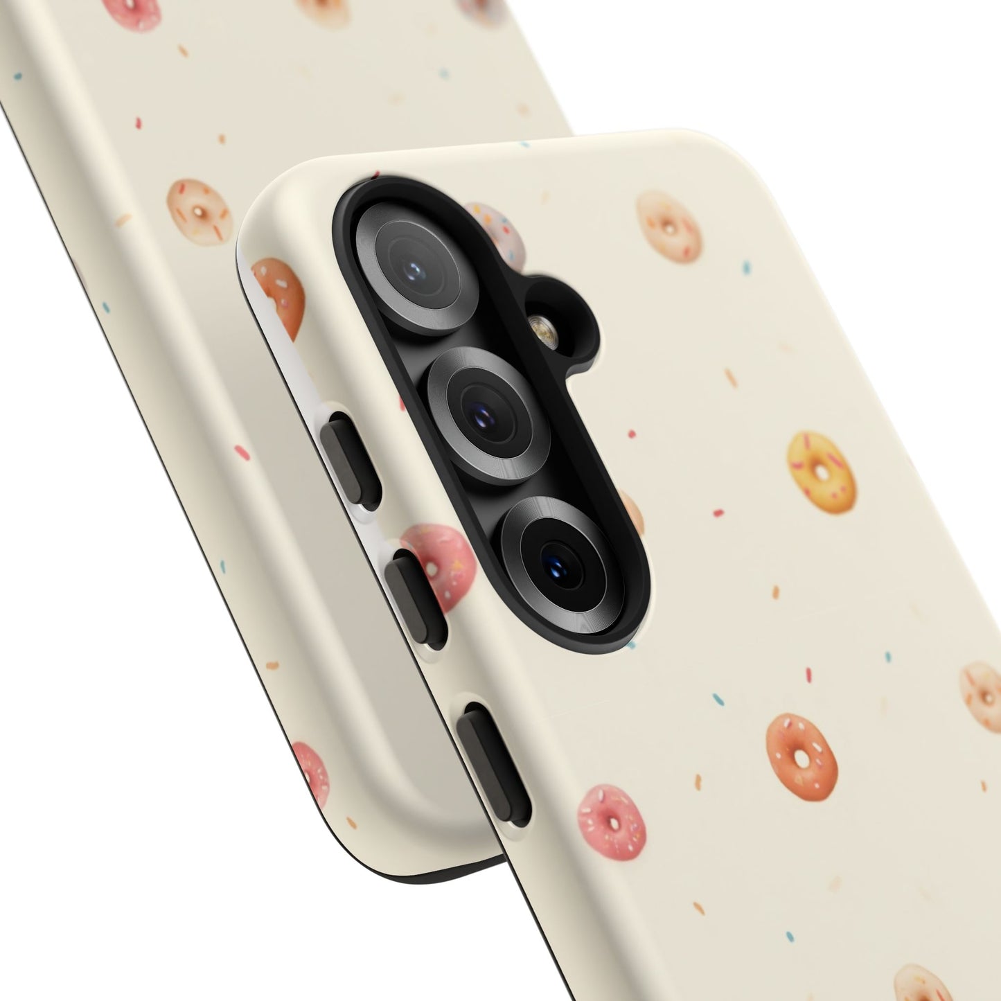 Donut Pattern Phone Case, Cute Phone Cover for Food Lovers, Fun Gift for Birthdays, Sweet Treats, Aesthetic Accessories