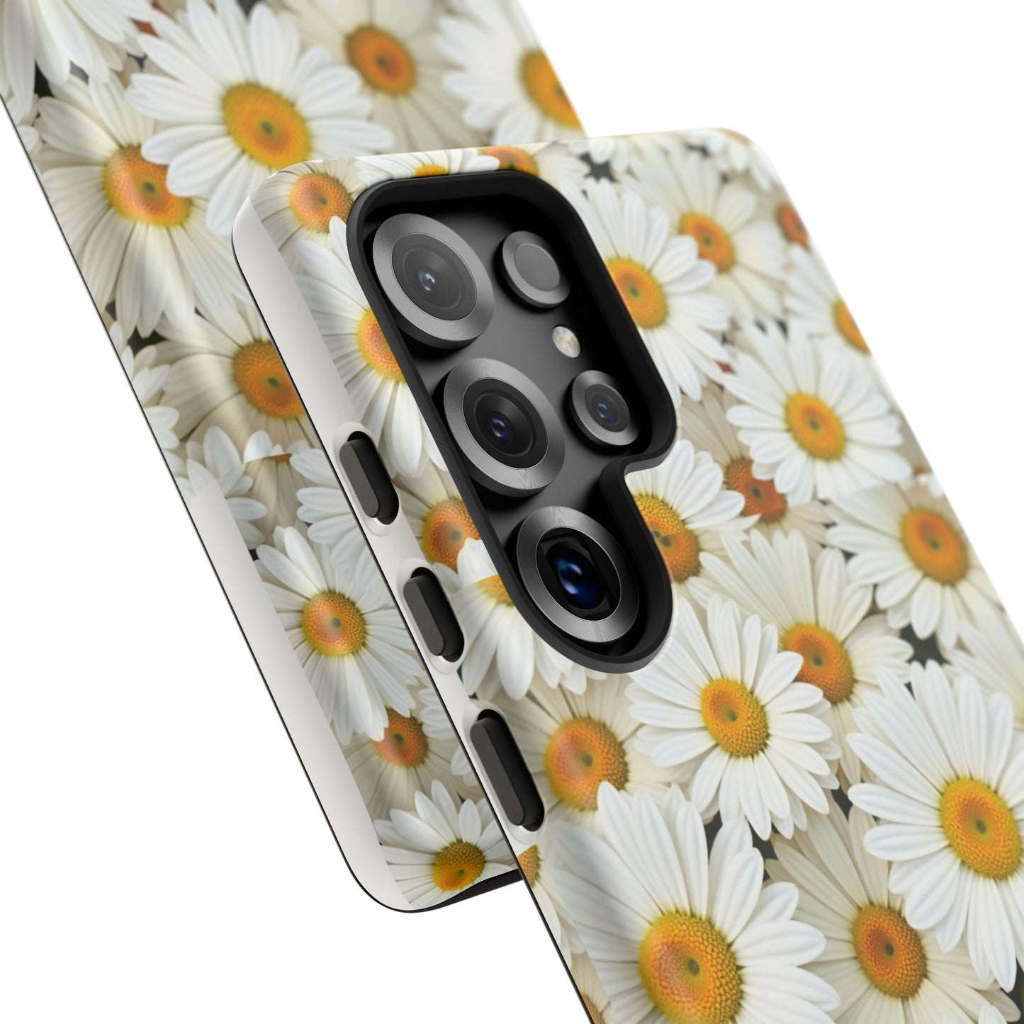 Floral Phone Case, Tough Cases, Daisy Pattern, Nature Lover Gift, Spring Accessory, Stylish Protection