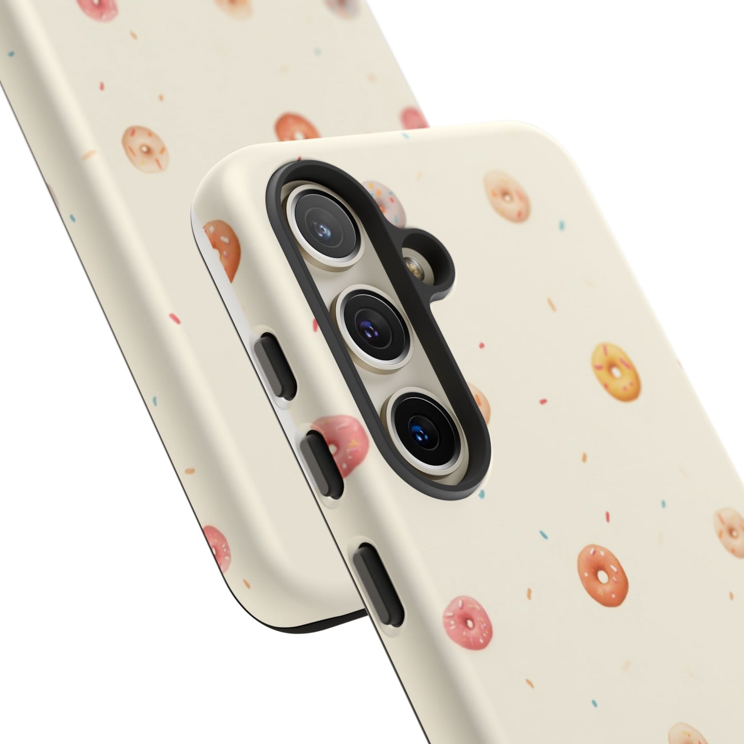 Donut Pattern Phone Case, Cute Phone Cover for Food Lovers, Fun Gift for Birthdays, Sweet Treats, Aesthetic Accessories