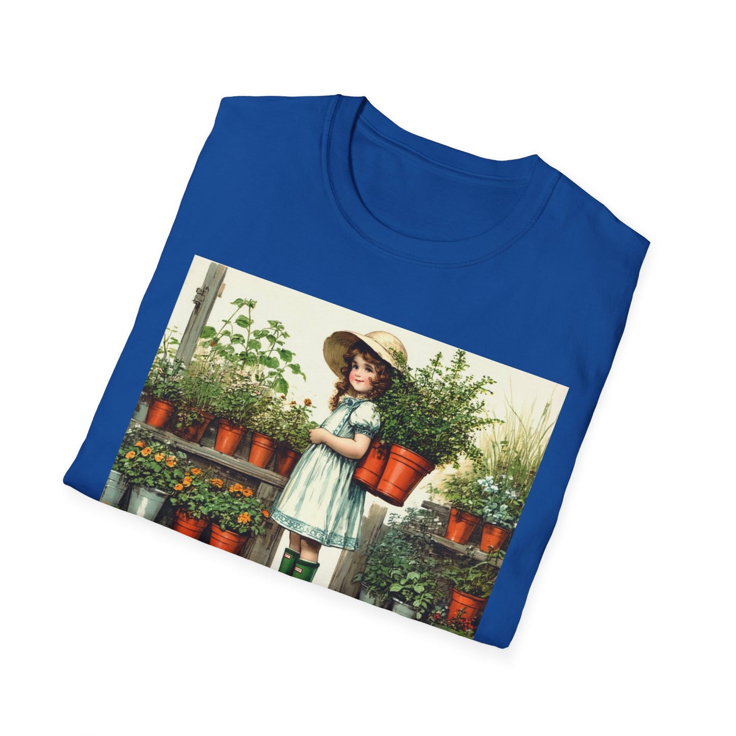 Vintage Garden T-Shirt, Rich in Plants Tee, Floral Apparel, Nature Lover Gift, Gardening Tee, Eco-Friendly Fashion