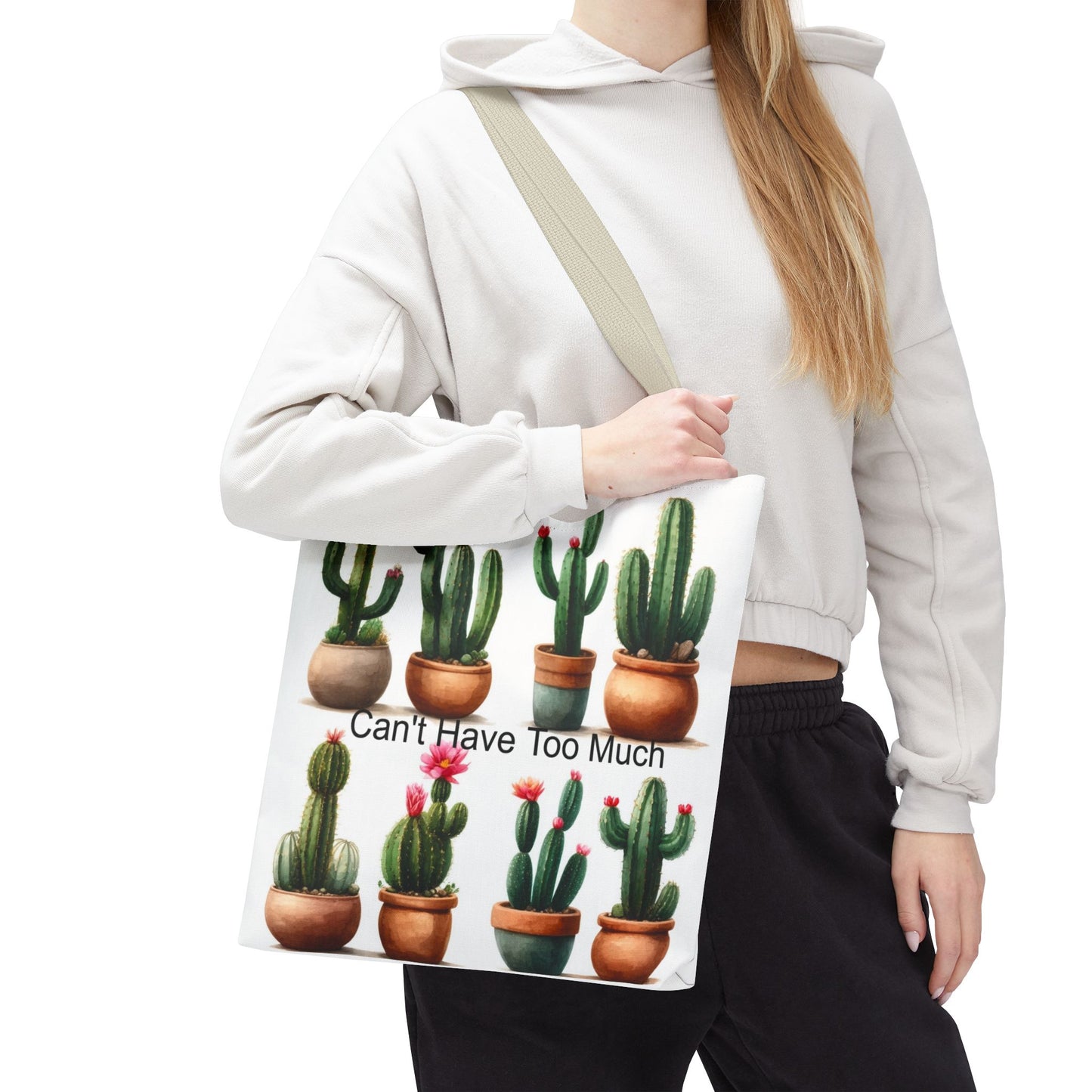 Cactus Lover Tote Bag - Perfect for Gardening Enthusiasts, Plant Parents, Eco-Friendly Shopping, and Casual Outings