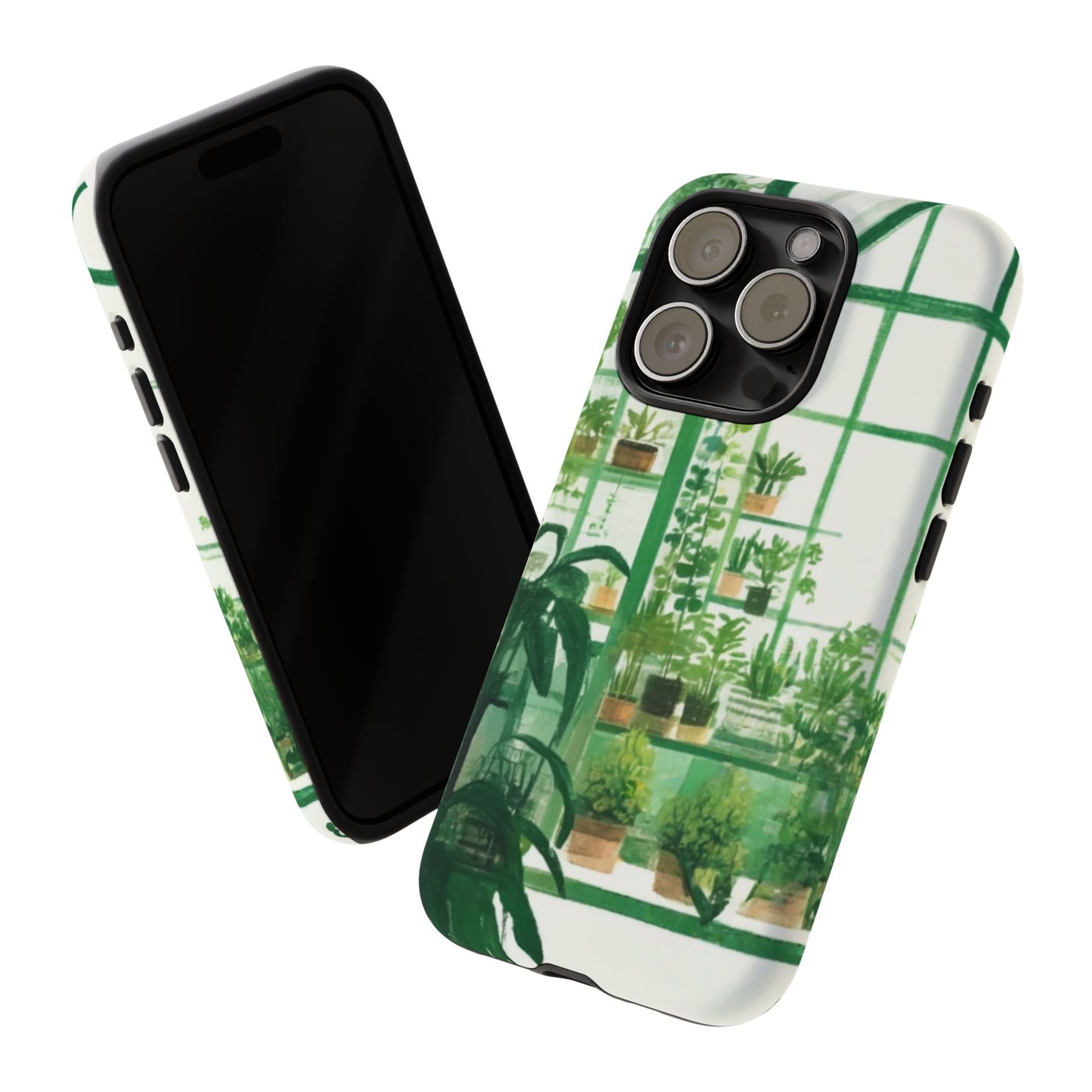 Greenhouse Phone Case - Tough Cases, Plant Lover Gift, Gardening Accessories, Eco-Friendly Tech, Nature-Inspired Design