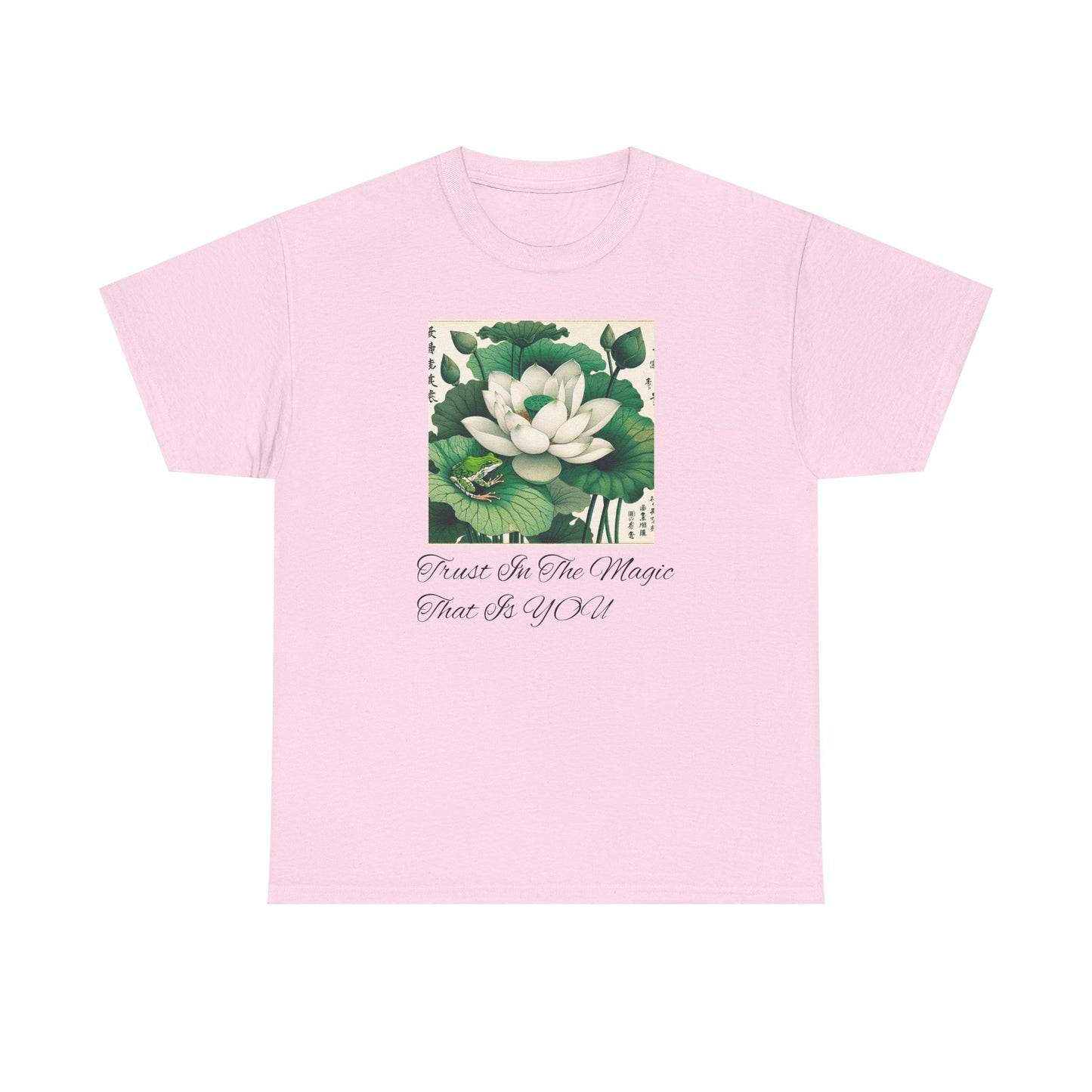 Lotus Flower Inspirational Tee - Mindfulness Shirt, Relaxed Summer Top, Unisex Gift, Yoga Apparel, Zen Fashion