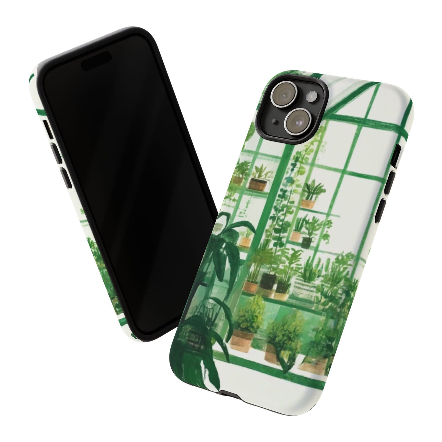 Greenhouse Phone Case - Tough Cases, Plant Lover Gift, Gardening Accessories, Eco-Friendly Tech, Nature-Inspired Design