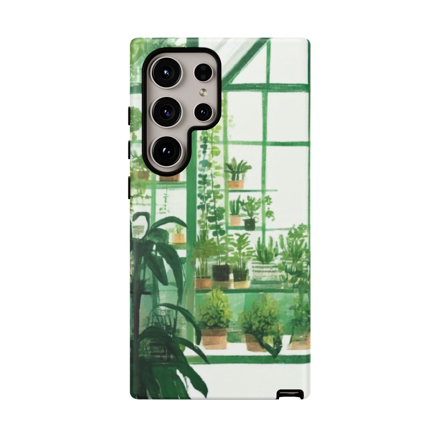 Greenhouse Phone Case - Tough Cases, Plant Lover Gift, Gardening Accessories, Eco-Friendly Tech, Nature-Inspired Design