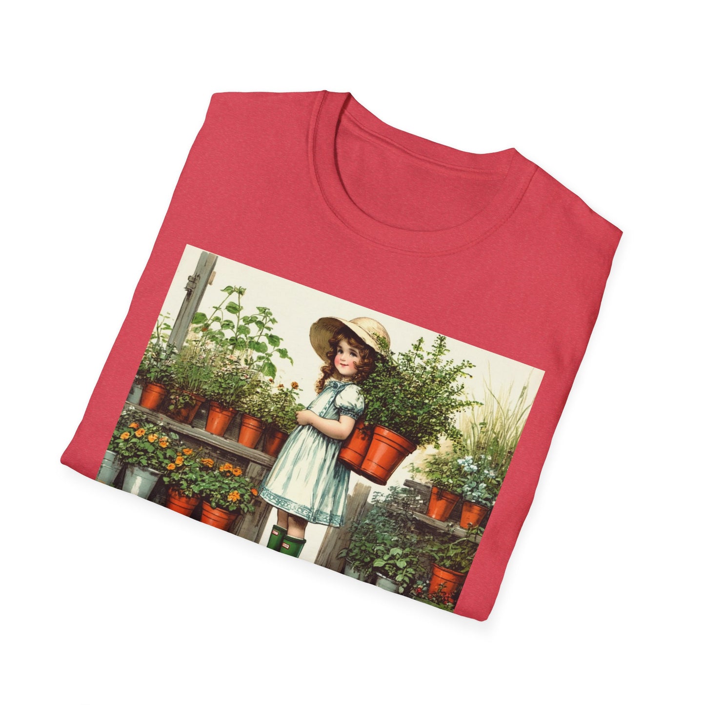Vintage Garden T-Shirt, Rich in Plants Tee, Floral Apparel, Nature Lover Gift, Gardening Tee, Eco-Friendly Fashion