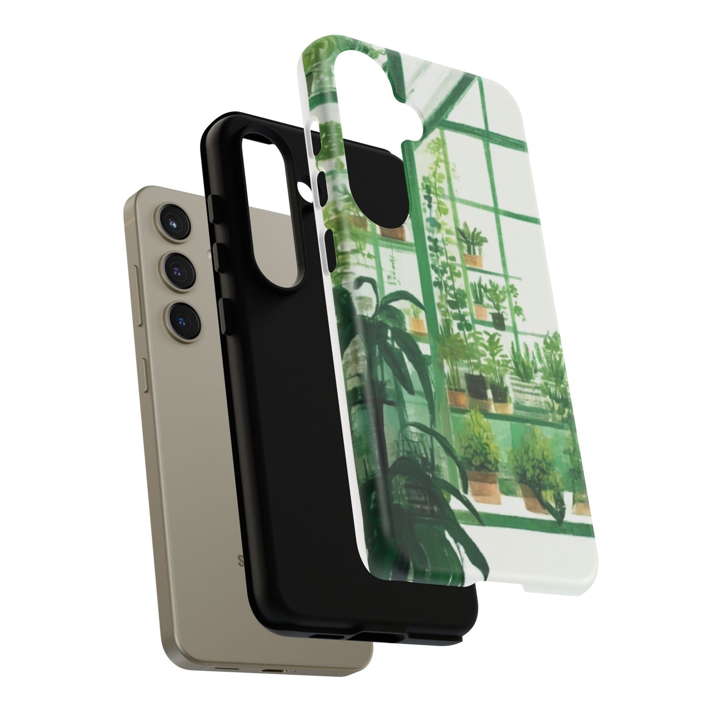 Greenhouse Phone Case - Tough Cases, Plant Lover Gift, Gardening Accessories, Eco-Friendly Tech, Nature-Inspired Design