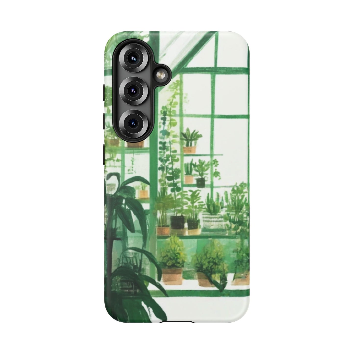 Greenhouse Phone Case - Tough Cases, Plant Lover Gift, Gardening Accessories, Eco-Friendly Tech, Nature-Inspired Design