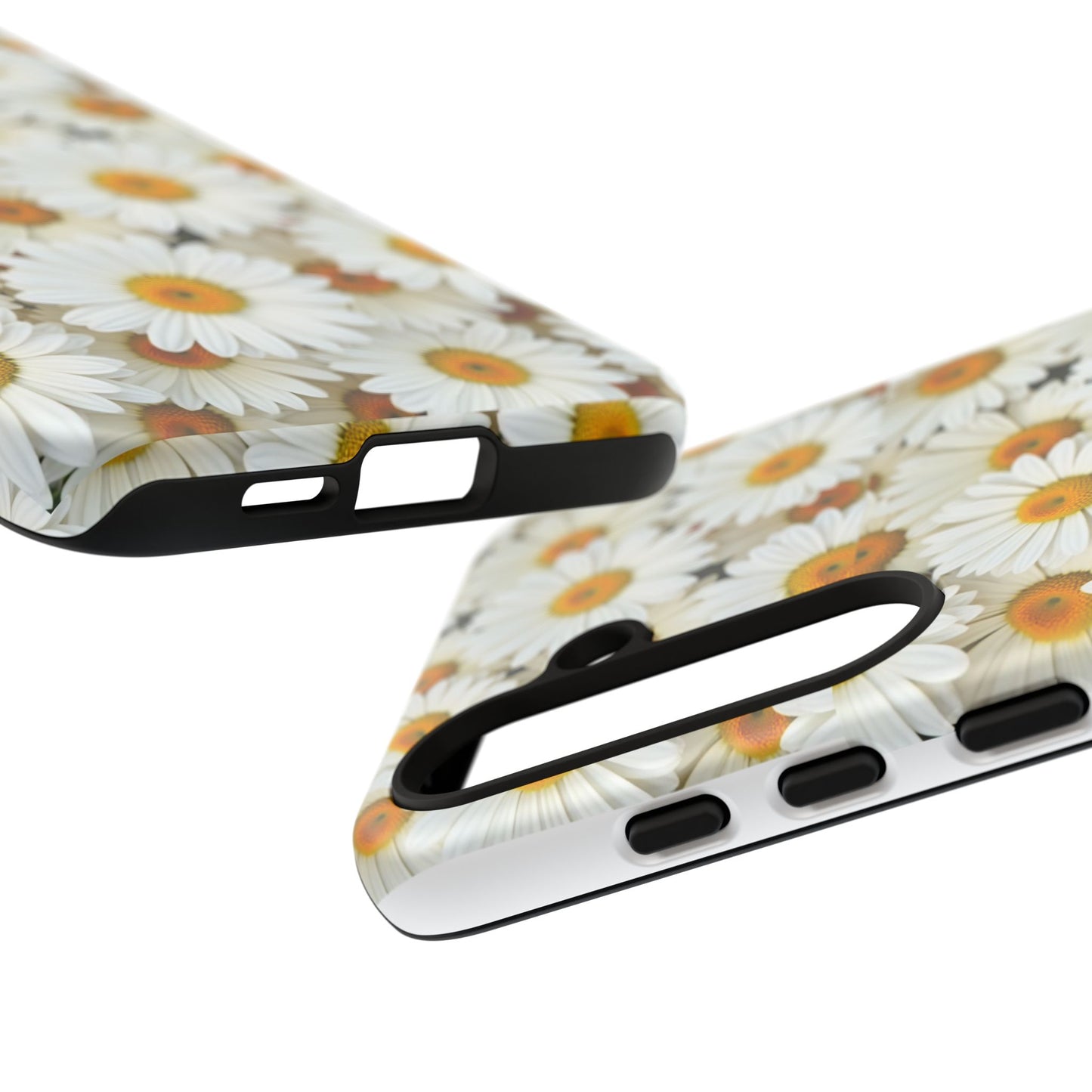 Floral Phone Case, Tough Cases, Daisy Pattern, Nature Lover Gift, Spring Accessory, Stylish Protection