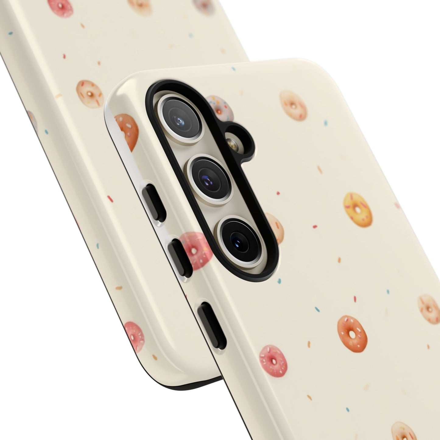 Donut Pattern Phone Case, Cute Phone Cover for Food Lovers, Fun Gift for Birthdays, Sweet Treats, Aesthetic Accessories