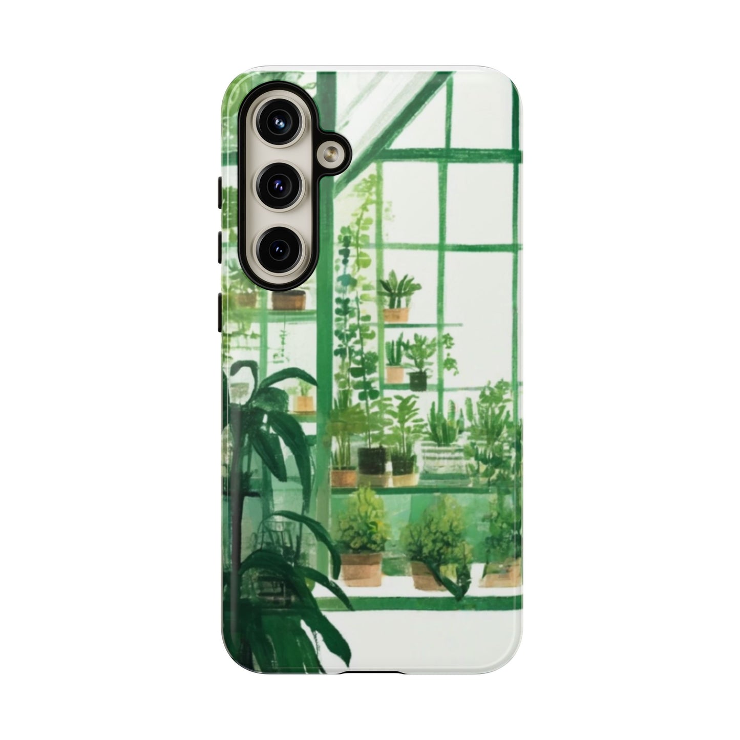 Greenhouse Phone Case - Tough Cases, Plant Lover Gift, Gardening Accessories, Eco-Friendly Tech, Nature-Inspired Design