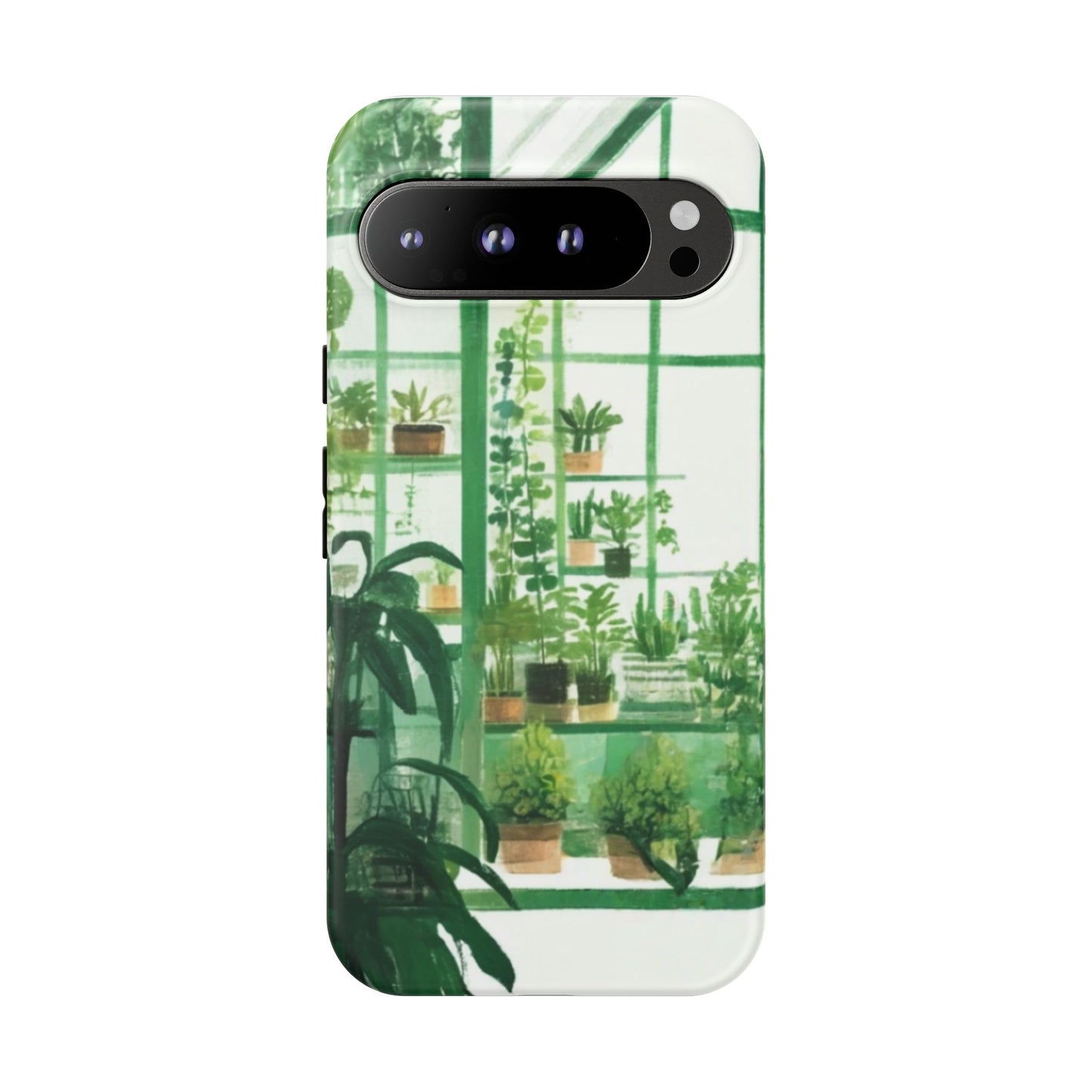 Greenhouse Phone Case - Tough Cases, Plant Lover Gift, Gardening Accessories, Eco-Friendly Tech, Nature-Inspired Design