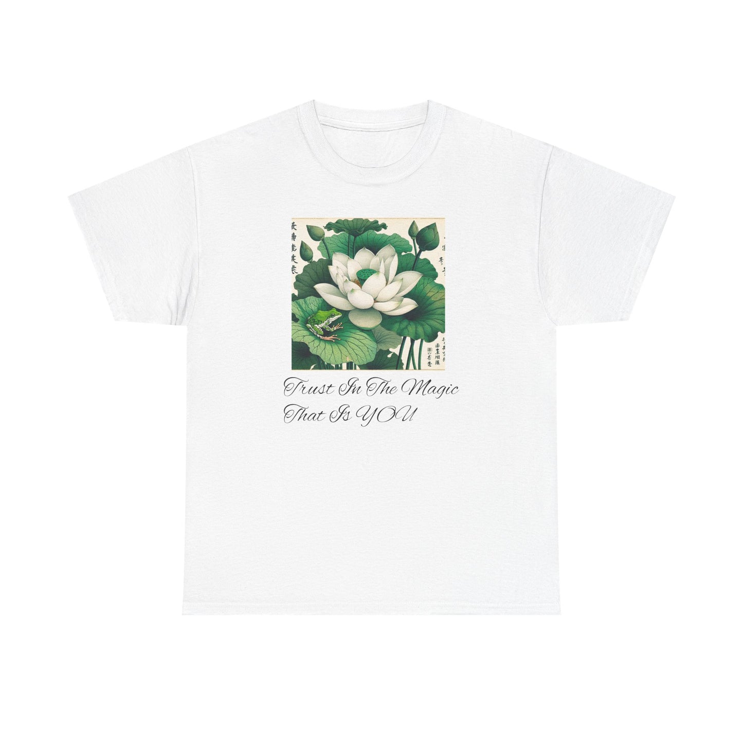 Lotus Flower Inspirational Tee - Mindfulness Shirt, Relaxed Summer Top, Unisex Gift, Yoga Apparel