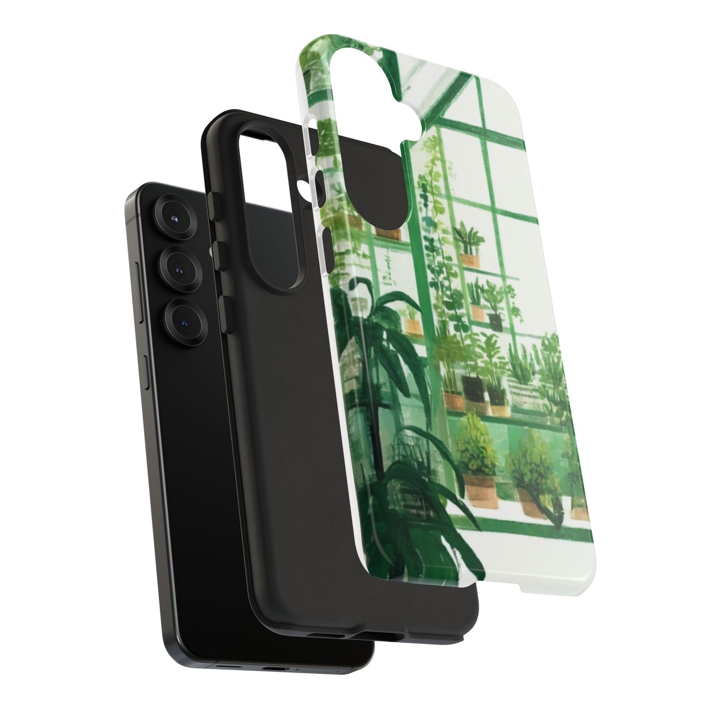 Greenhouse Phone Case - Tough Cases, Plant Lover Gift, Gardening Accessories, Eco-Friendly Tech, Nature-Inspired Design