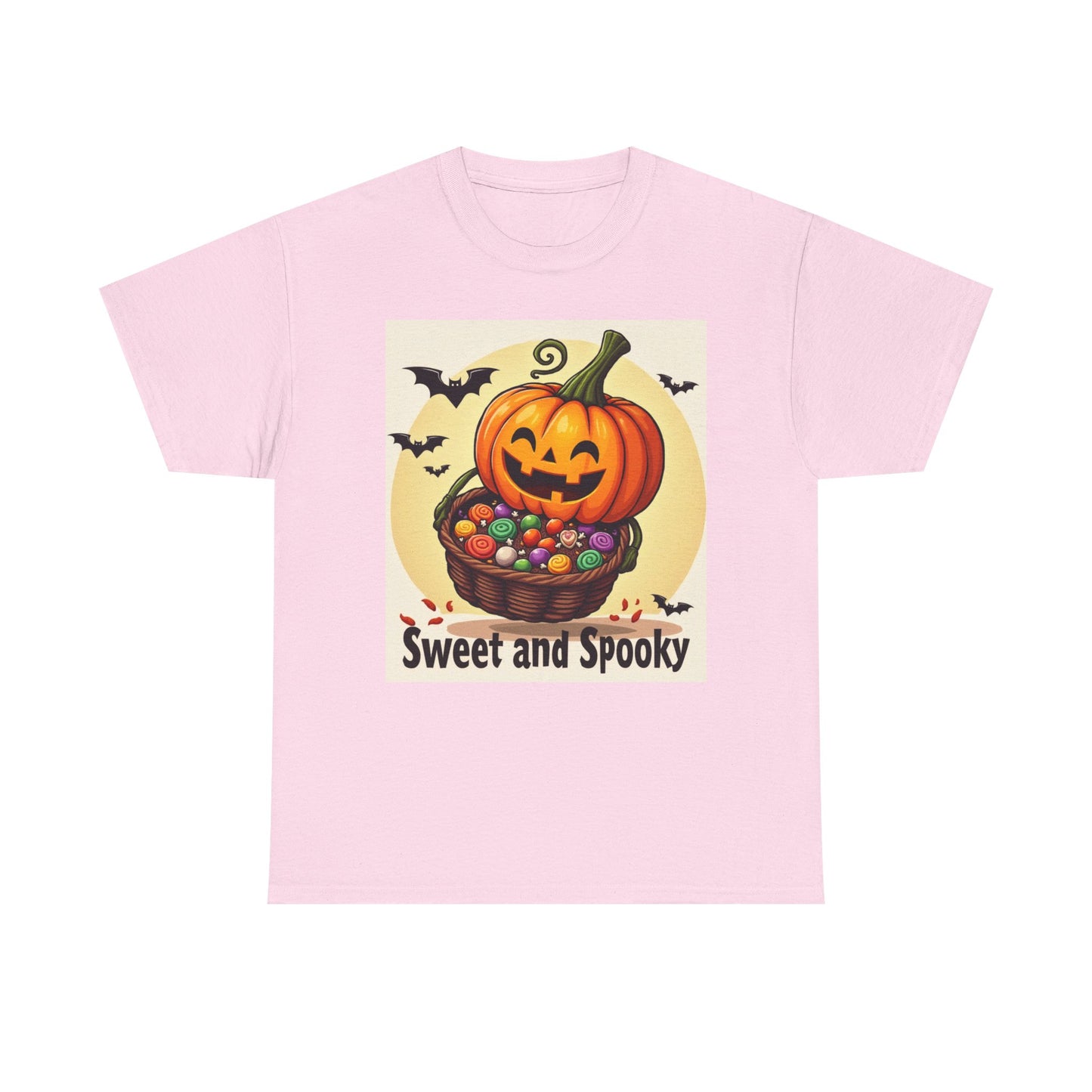 Sweet and Spooky Halloween Tee, Unisex Cotton Shirt for Fall, Pumpkin Lover's Gift, Trick or Treat Top, Halloween Party Wear