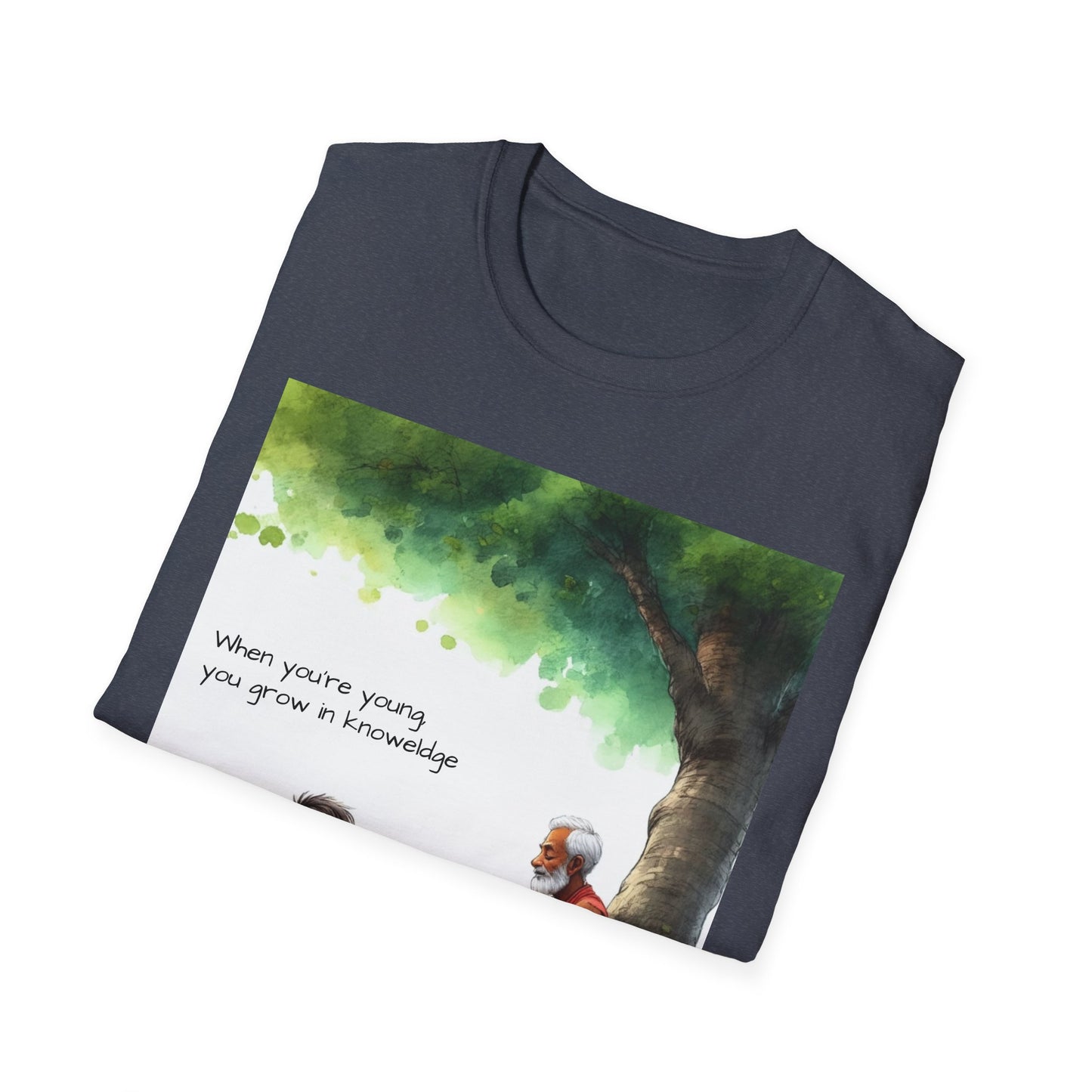 Wisdom T-Shirt - Inspirational Quote, Unisex Tee for Personal Growth, Gift for Teachers, Motivational Apparel