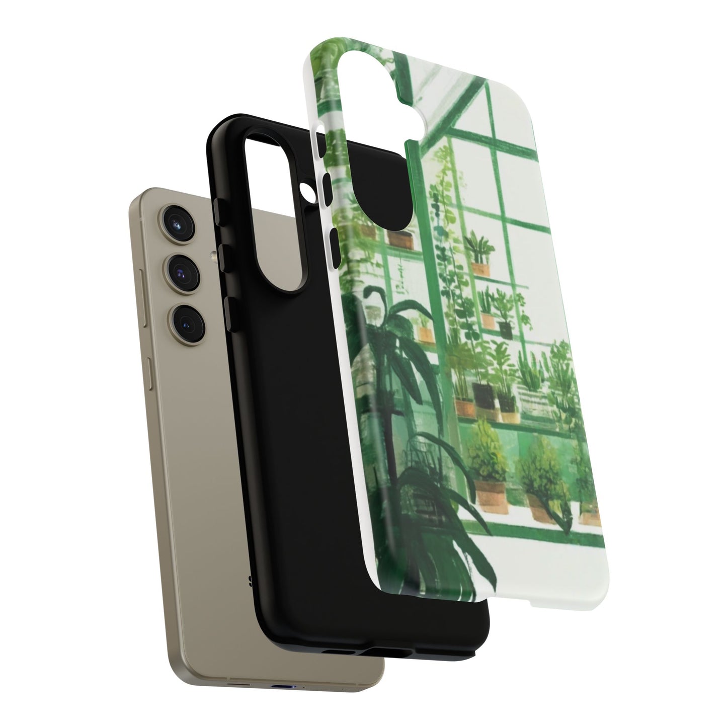 Greenhouse Phone Case - Tough Cases, Plant Lover Gift, Gardening Accessories, Eco-Friendly Tech, Nature-Inspired Design