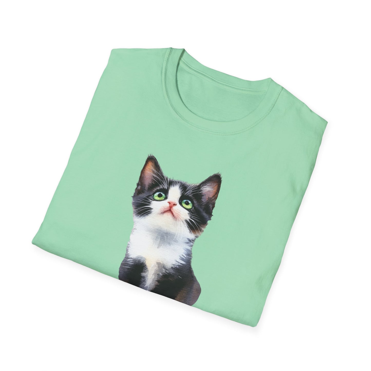 Cute Cat Graphic T-Shirt, Fun Cat Tee, Gift for Cat Lovers, Pet Owner Apparel, Casual Wear, Birthday Gift Idea