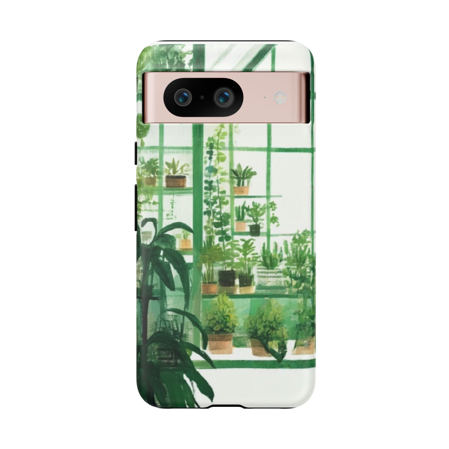 Greenhouse Phone Case - Tough Cases, Plant Lover Gift, Gardening Accessories, Eco-Friendly Tech, Nature-Inspired Design