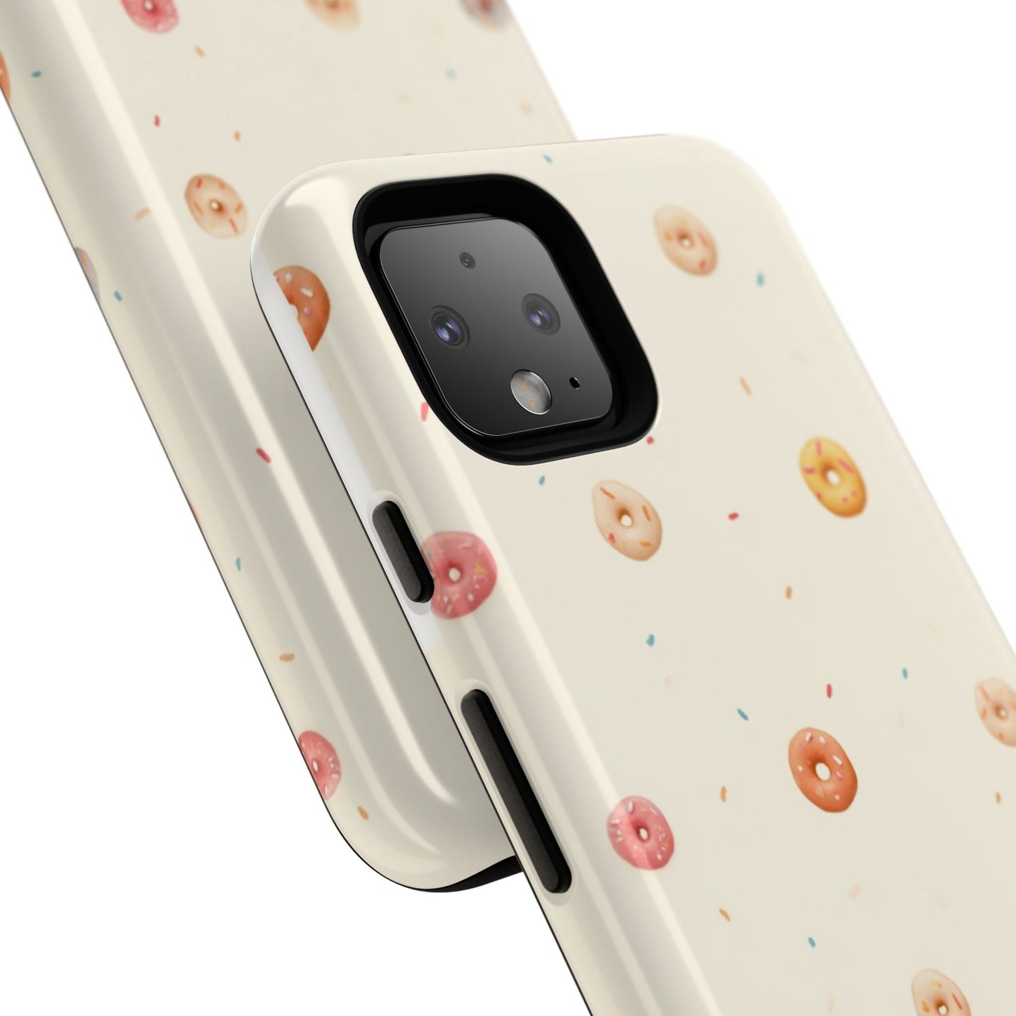 Donut Pattern Phone Case, Cute Phone Cover for Food Lovers, Fun Gift for Birthdays, Sweet Treats, Aesthetic Accessories