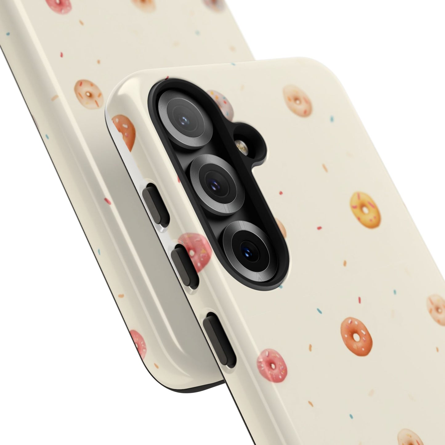 Donut Pattern Phone Case, Cute Phone Cover for Food Lovers, Fun Gift for Birthdays, Sweet Treats, Aesthetic Accessories