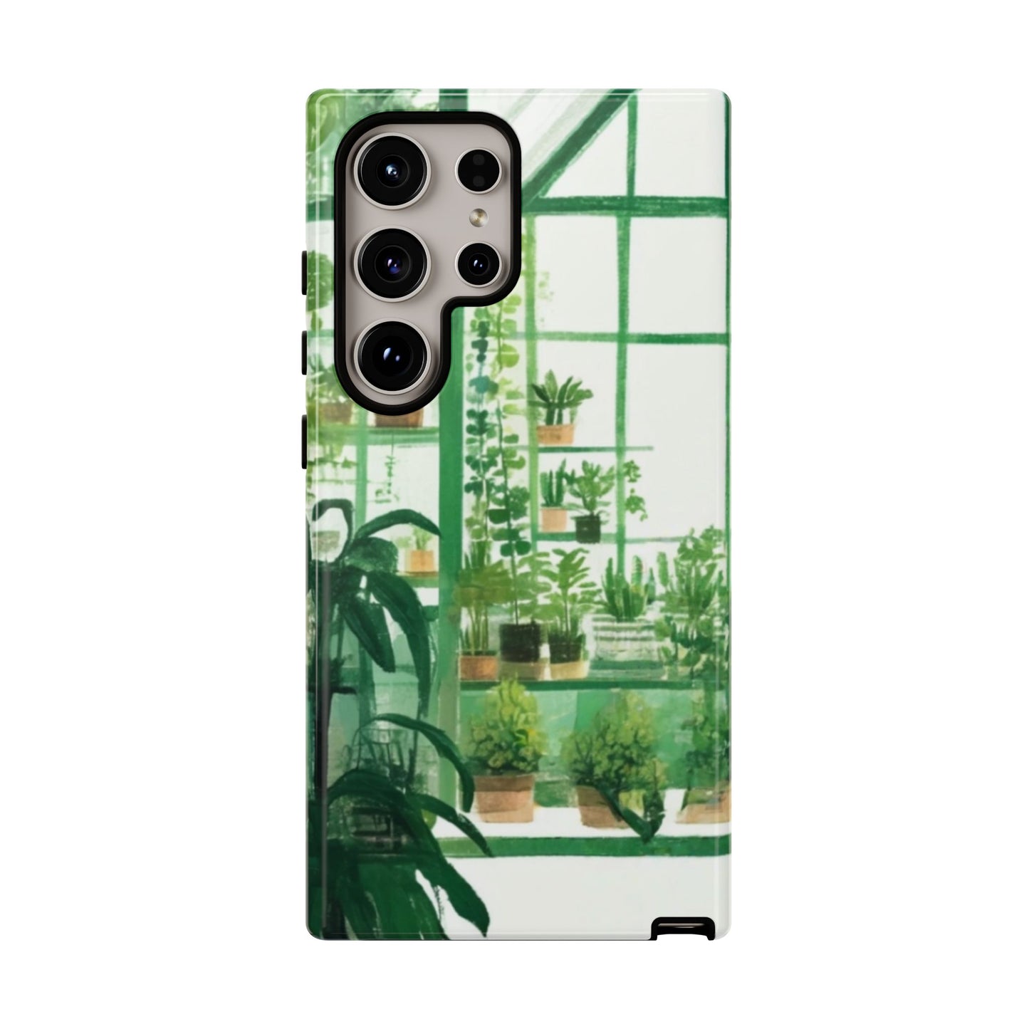 Greenhouse Phone Case - Tough Cases, Plant Lover Gift, Gardening Accessories, Eco-Friendly Tech, Nature-Inspired Design