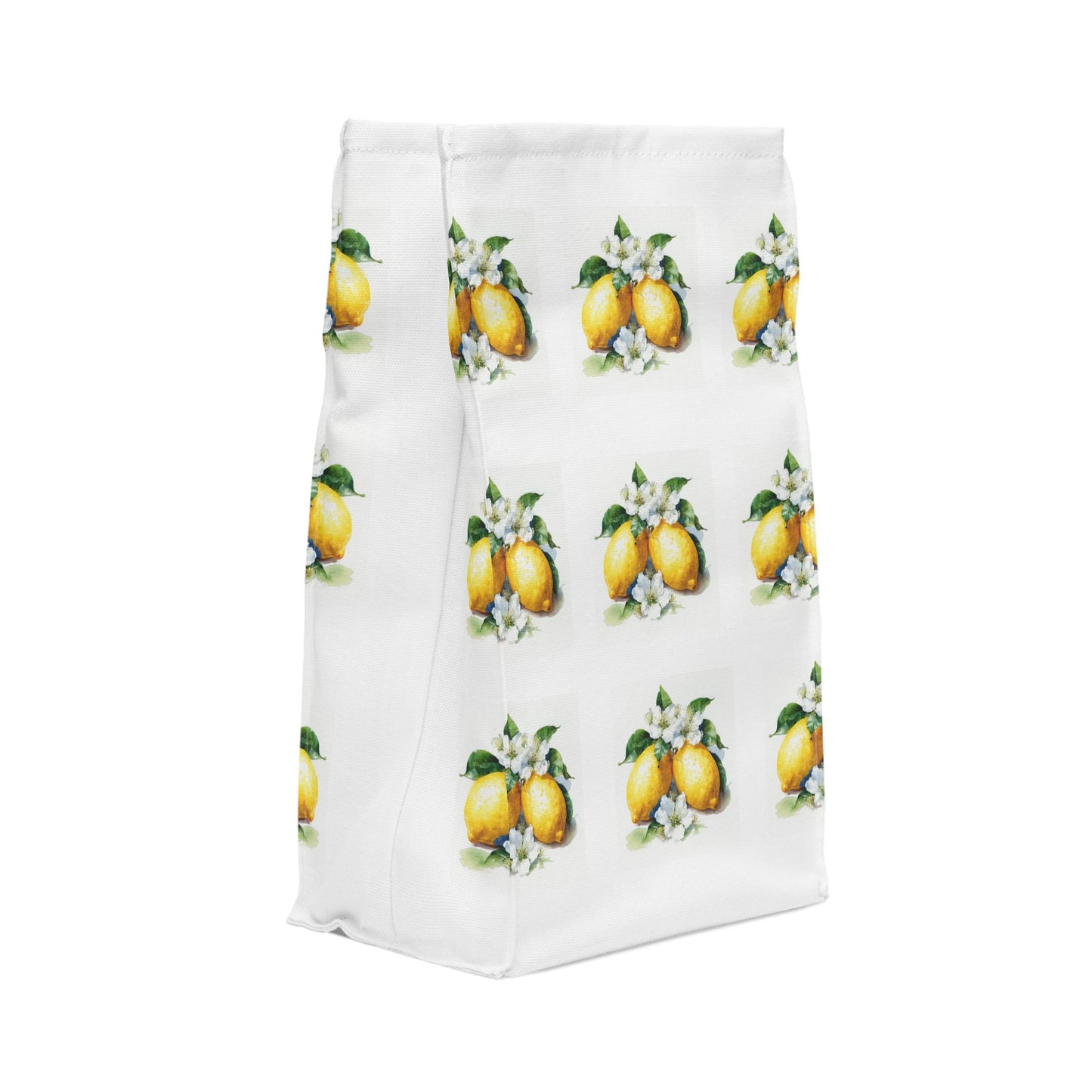 Lemon Blossom Lunch Bag | Stylish Insulated Tote, Eco-Friendly Meal Prep, Summer Picnic Accessory, Back to School Must-Have