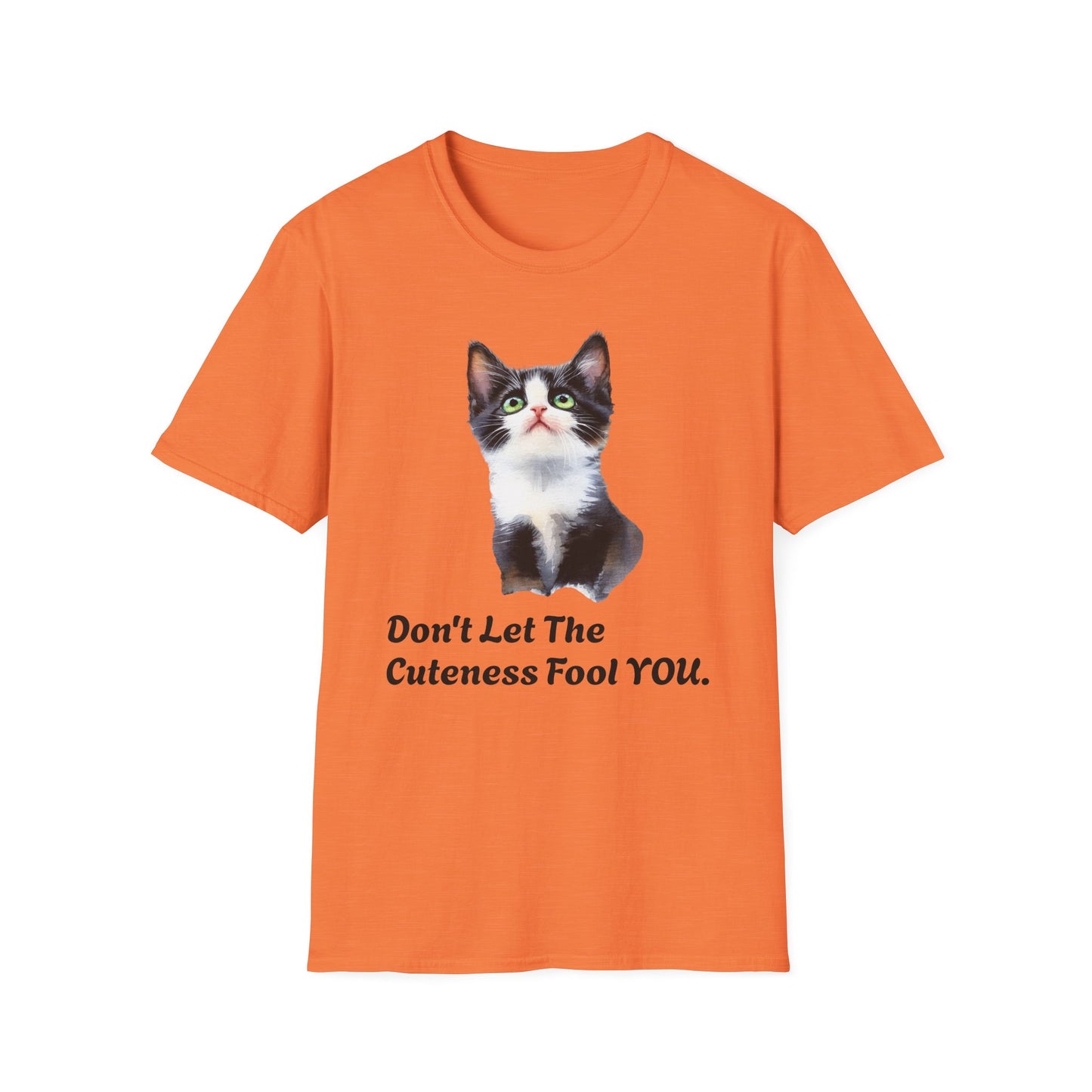 Cute Cat Graphic T-Shirt, Fun Cat Tee, Gift for Cat Lovers, Pet Owner Apparel, Casual Wear, Birthday Gift Idea