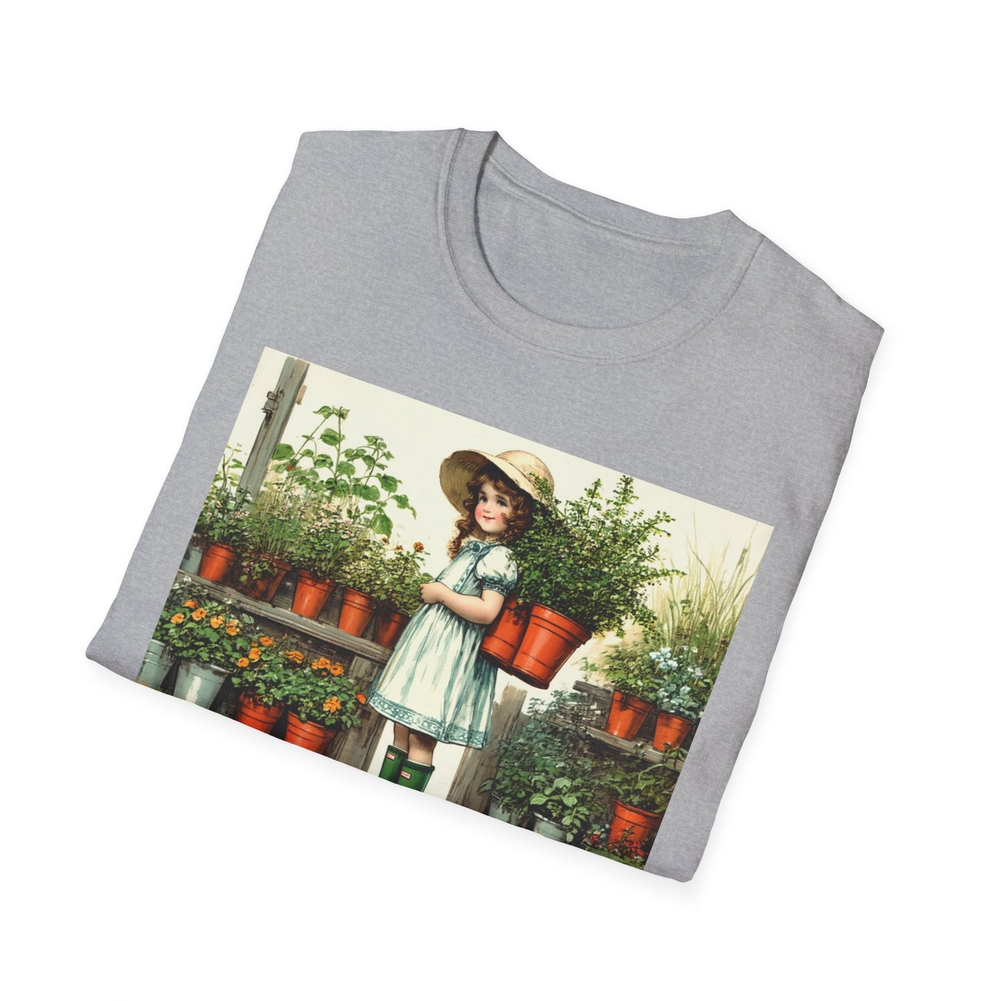 Vintage Garden T-Shirt, Rich in Plants Tee, Floral Apparel, Nature Lover Gift, Gardening Tee, Eco-Friendly Fashion