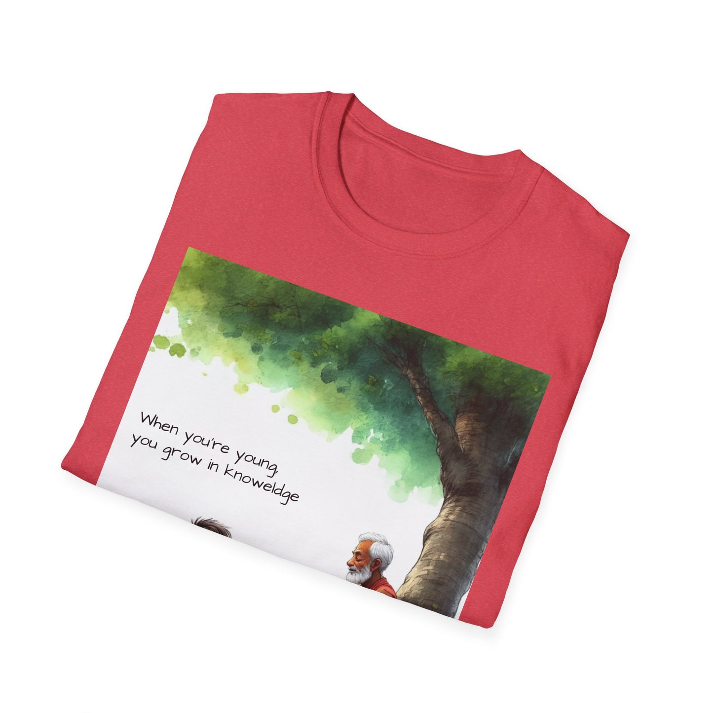 Wisdom T-Shirt - Inspirational Quote, Unisex Tee for Personal Growth, Gift for Teachers, Motivational Apparel