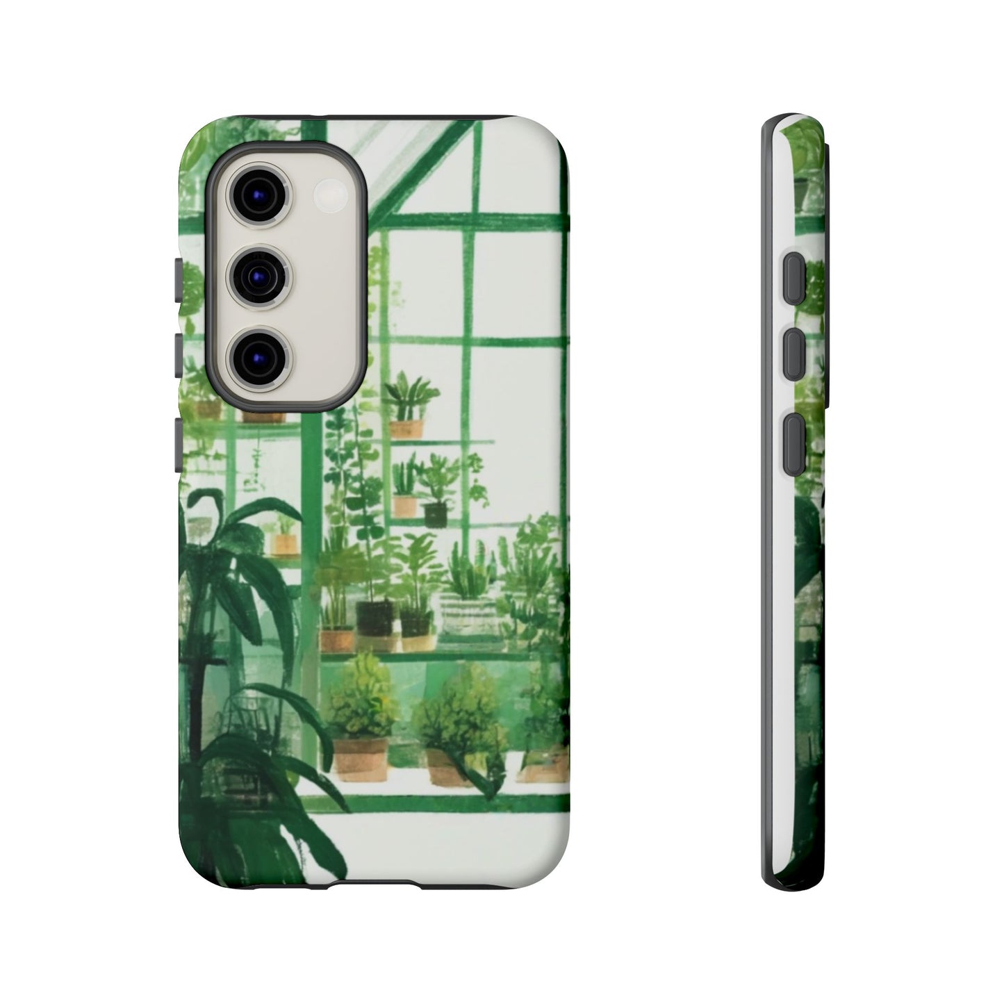 Greenhouse Phone Case - Tough Cases, Plant Lover Gift, Gardening Accessories, Eco-Friendly Tech, Nature-Inspired Design