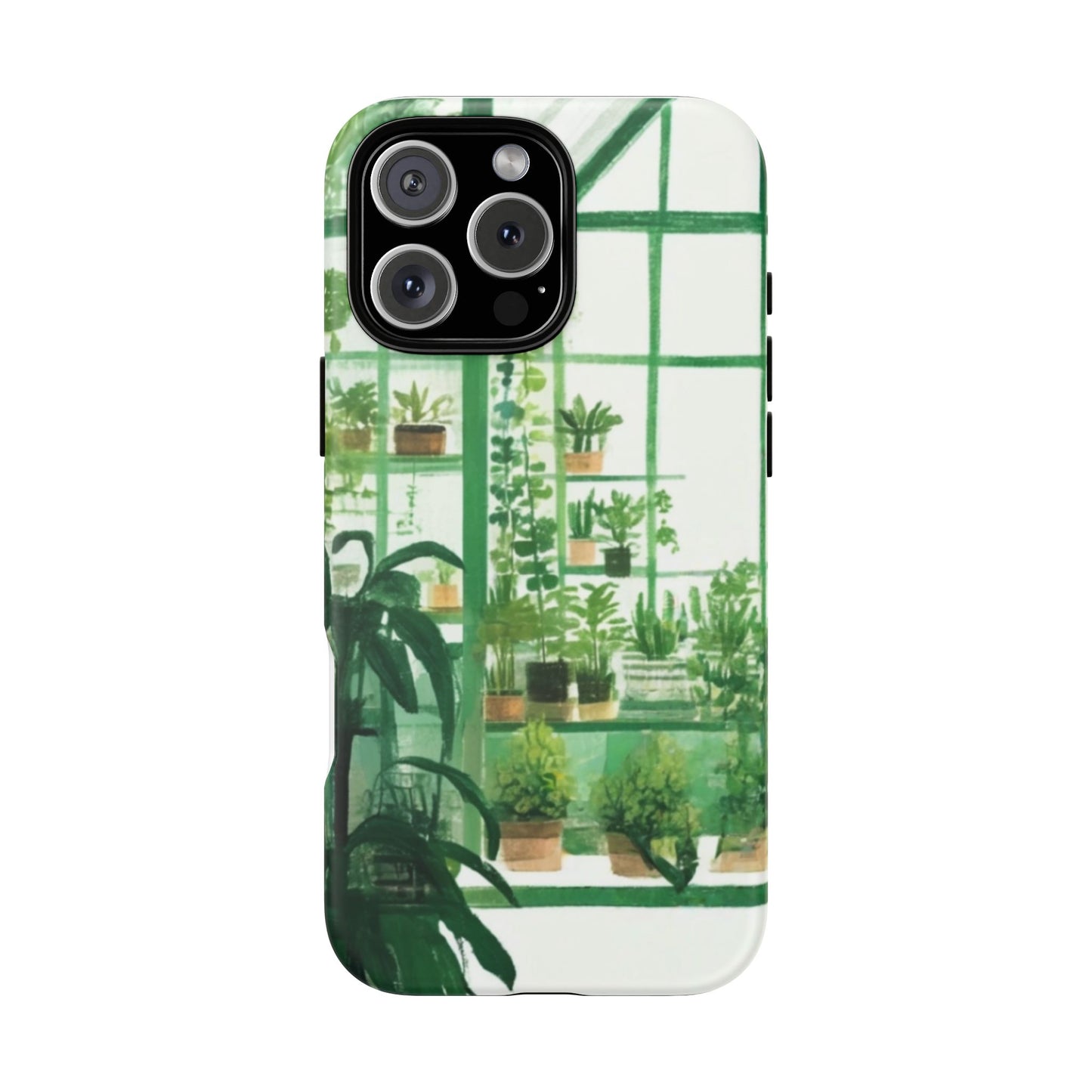Greenhouse Phone Case - Tough Cases, Plant Lover Gift, Gardening Accessories, Eco-Friendly Tech, Nature-Inspired Design