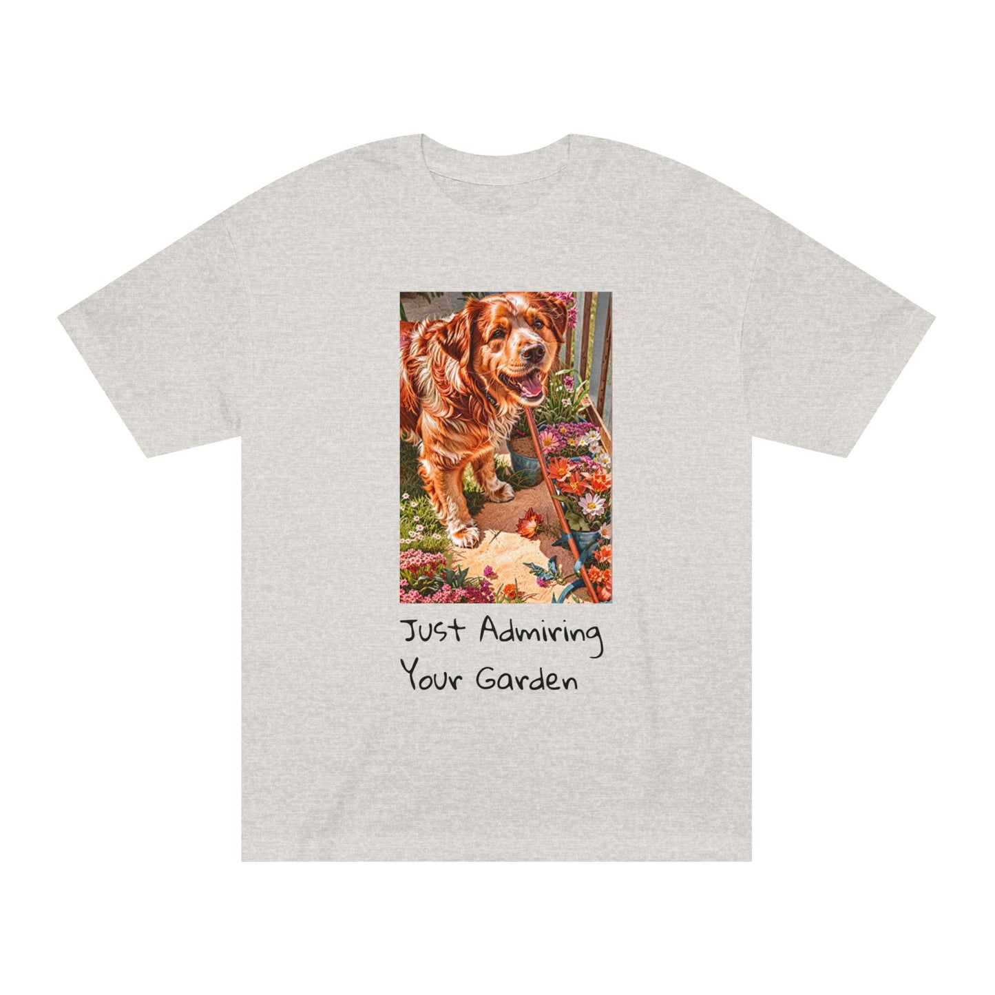 Dog Lover T-Shirt - Funny Dog Destroys Garden