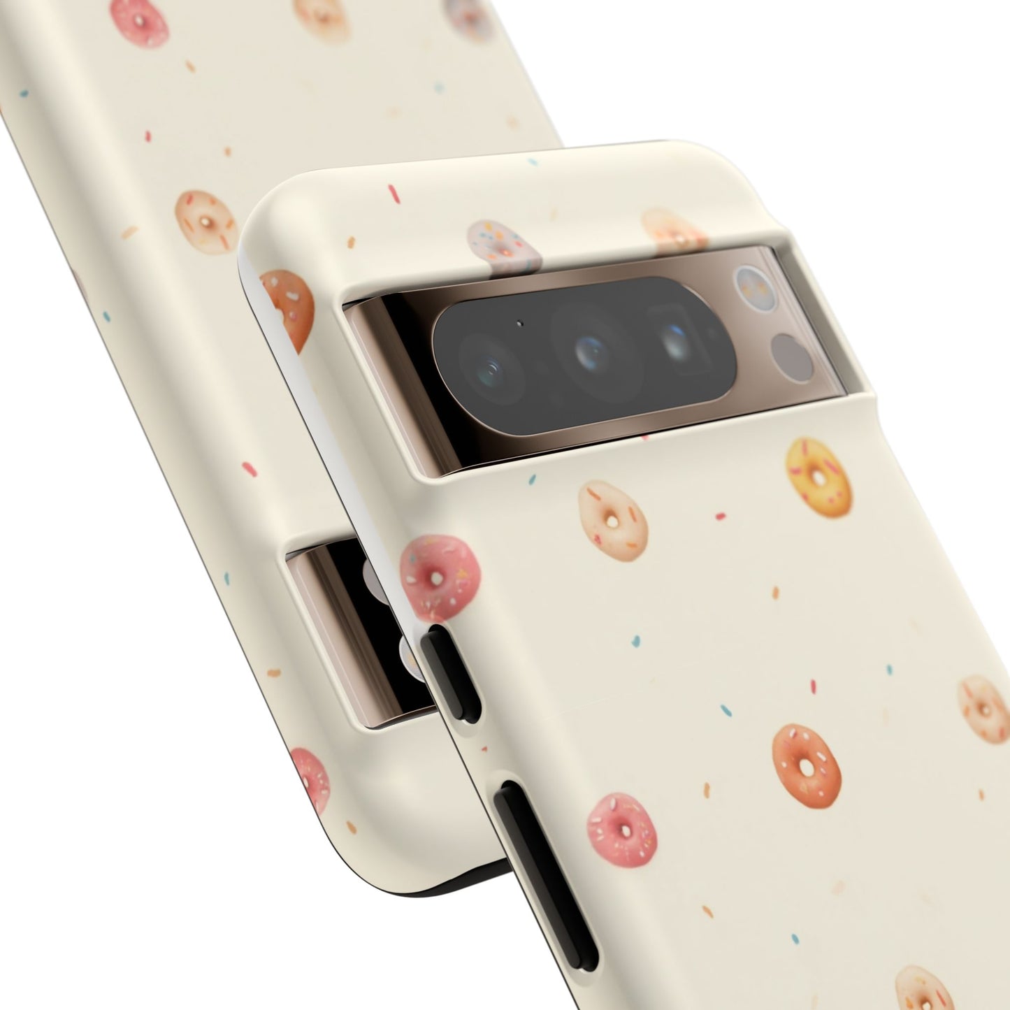 Donut Pattern Phone Case, Cute Phone Cover for Food Lovers, Fun Gift for Birthdays, Sweet Treats, Aesthetic Accessories